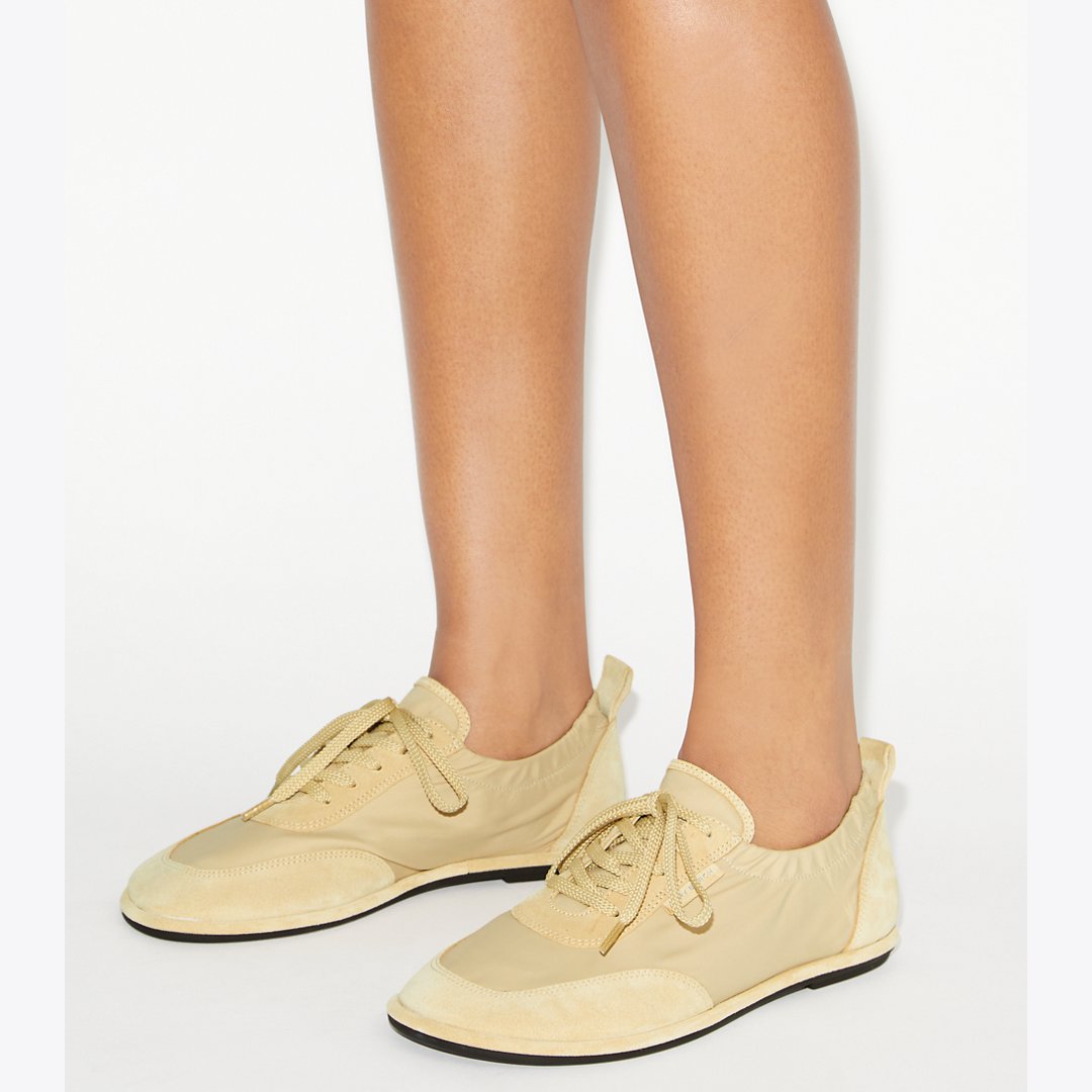 Tory Burch Ballet Sneaker LIGHT DUNE / PRALINE