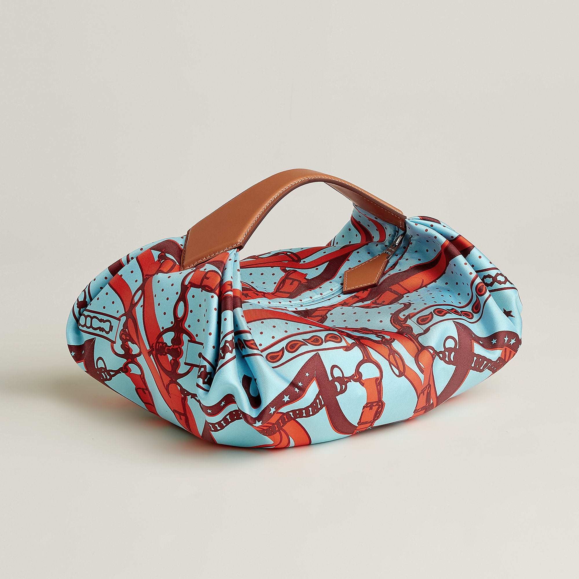 Hermes Balusoie Bag Bleu Zphyr