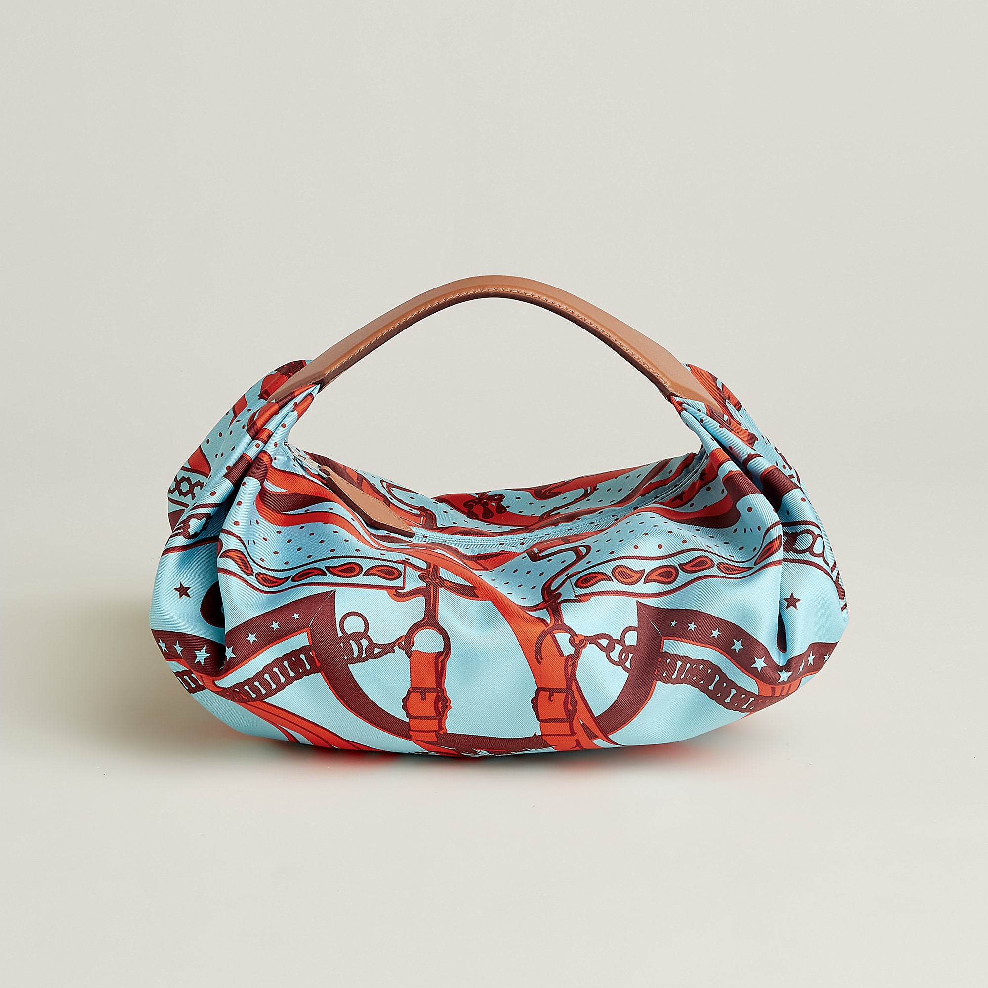 Hermes Balusoie Bag Bleu Zphyr