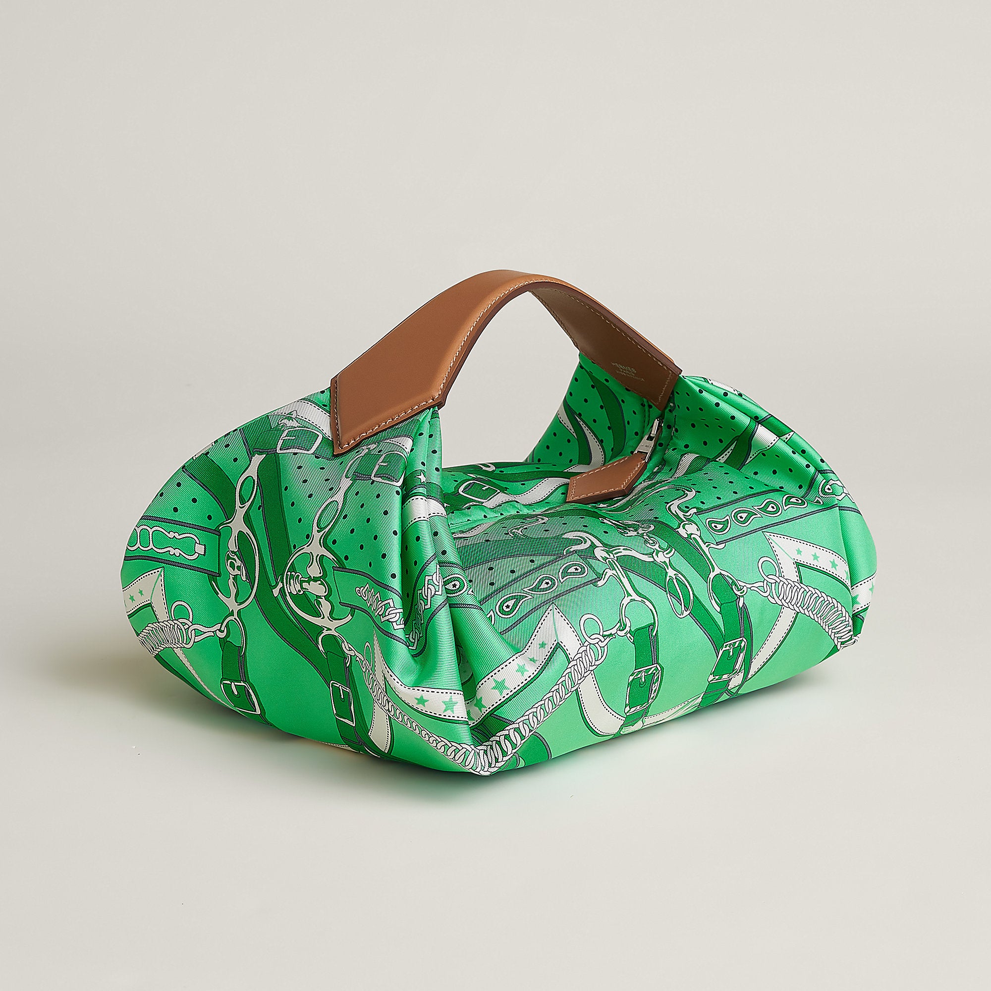 Hermes Balusoie Bag Vert Comics