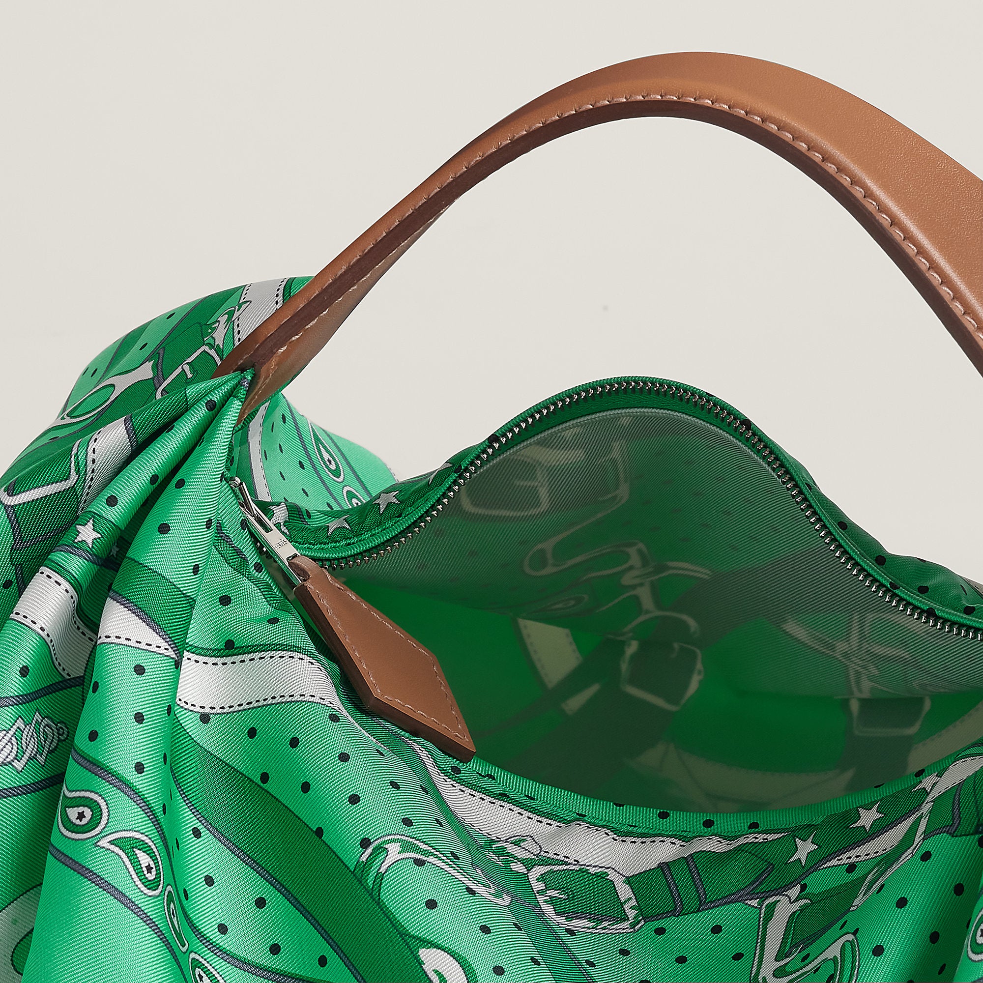 Hermes Balusoie Bag Vert Comics