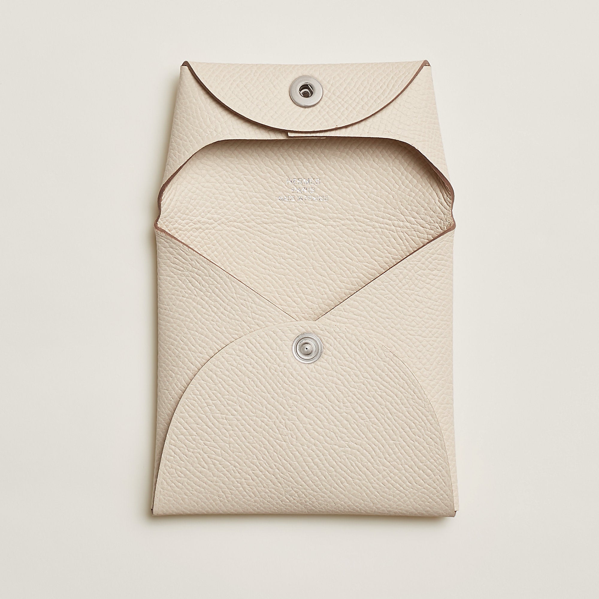 Hermes Bastia Change Purse Craie