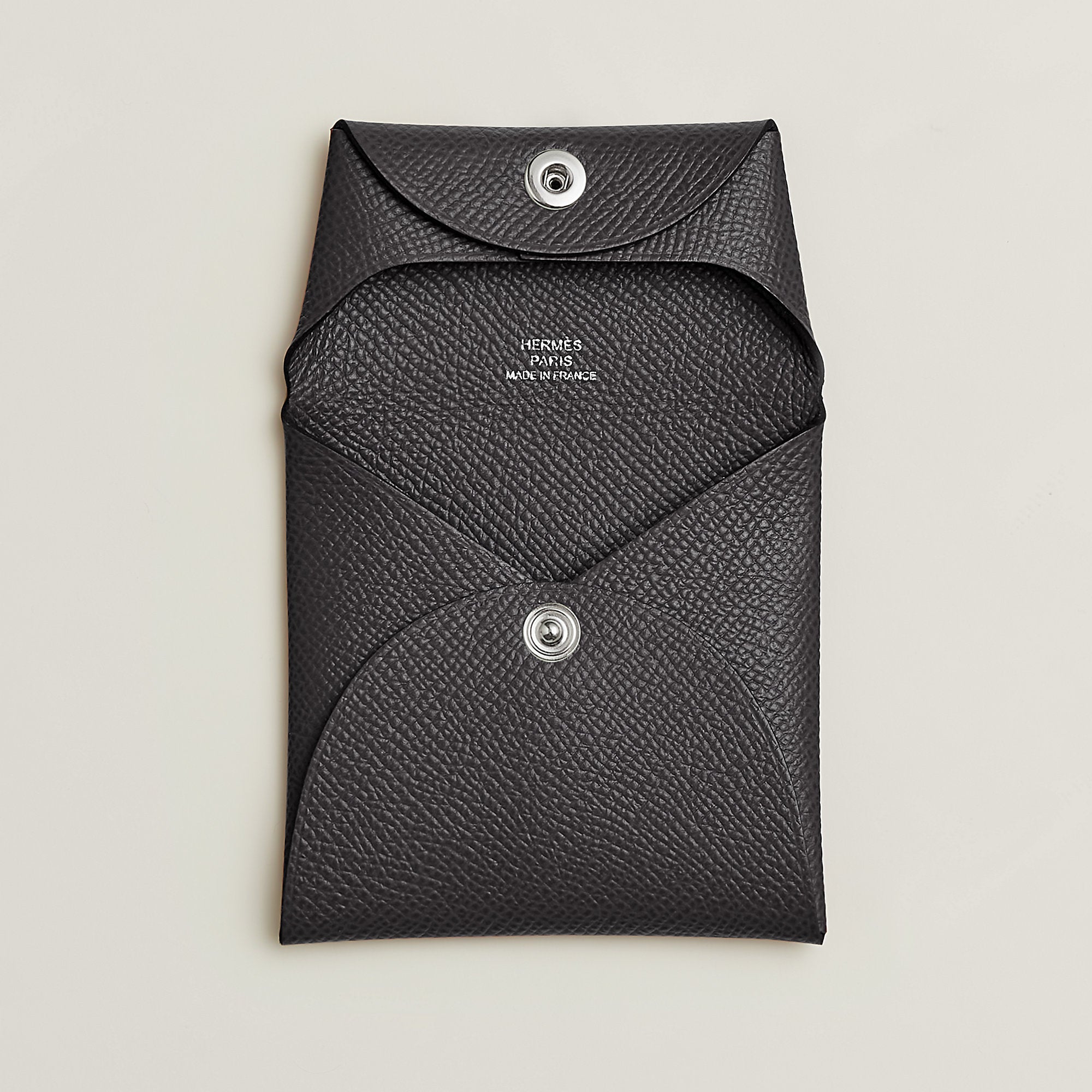 Hermes Bastia Change Purse Ardoise