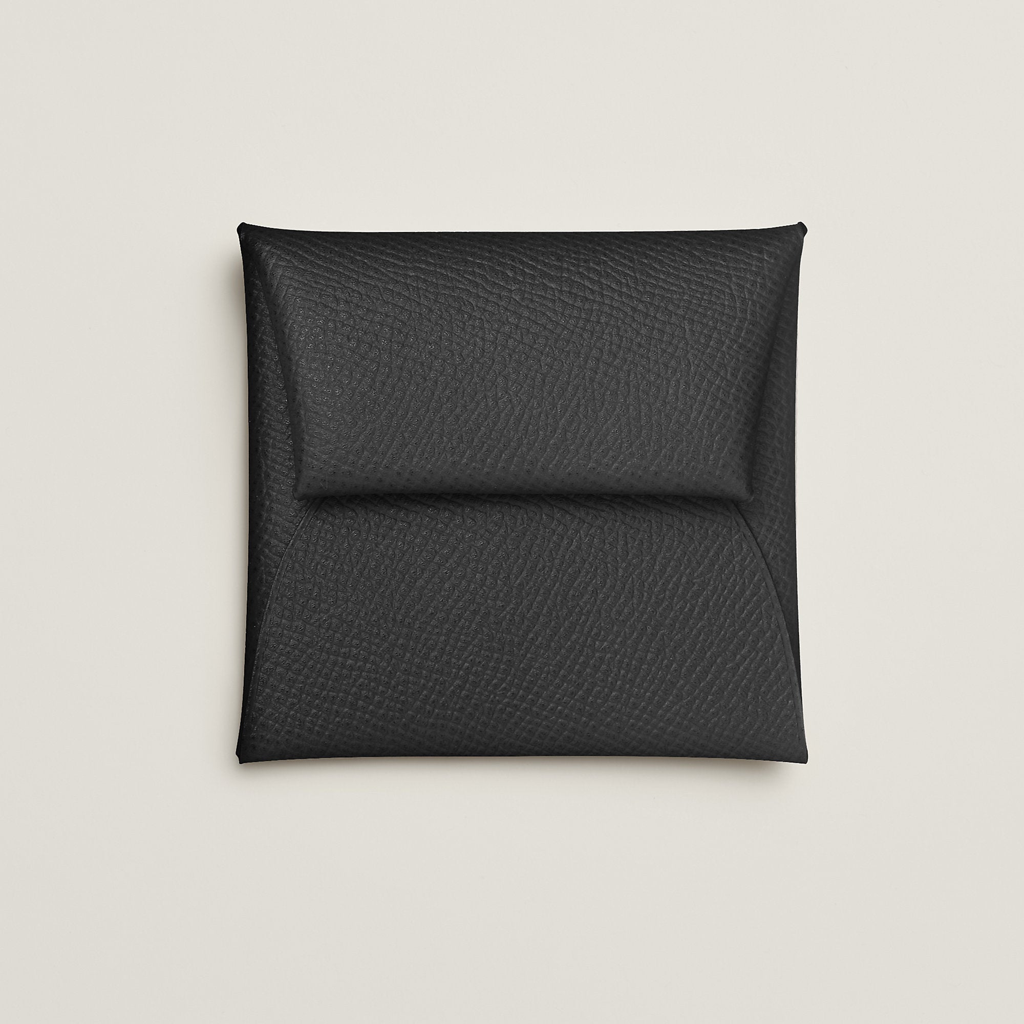 Hermes Bastia Change Purse Noir