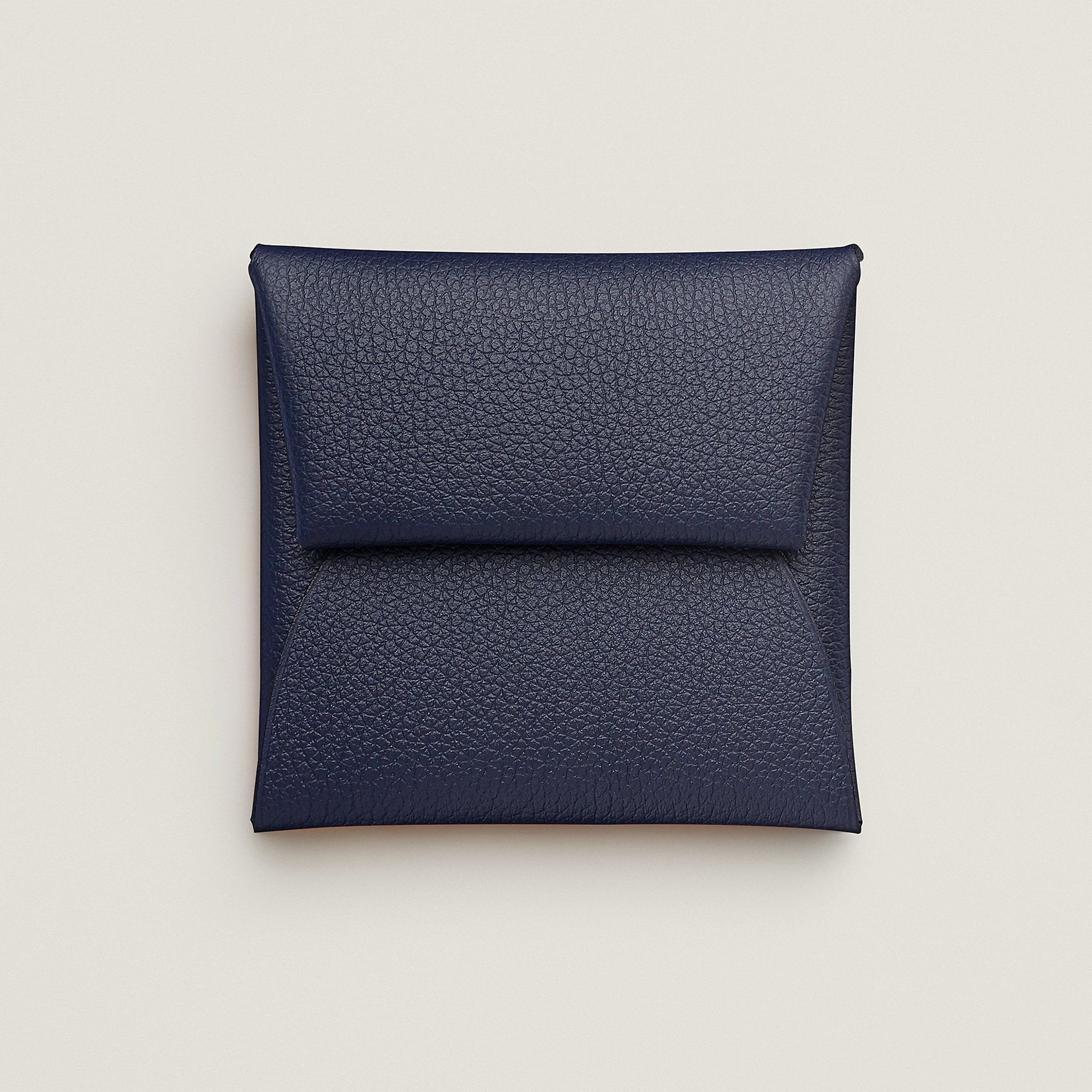 Hermes Bastia Change Purse Bleu Nuit