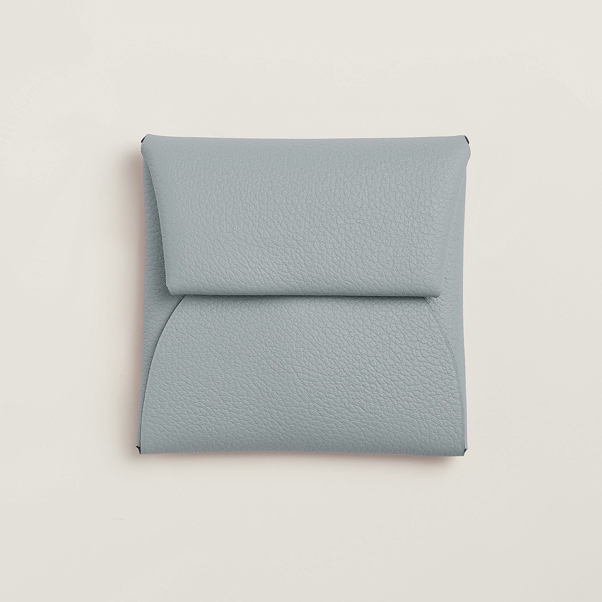 Hermes Bastia Change Purse Bleu Glacier