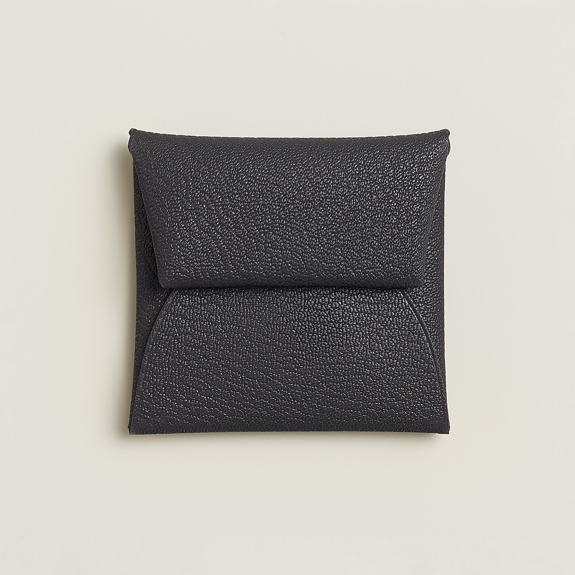 Hermes Bastia Verso Change Purse Ardoise