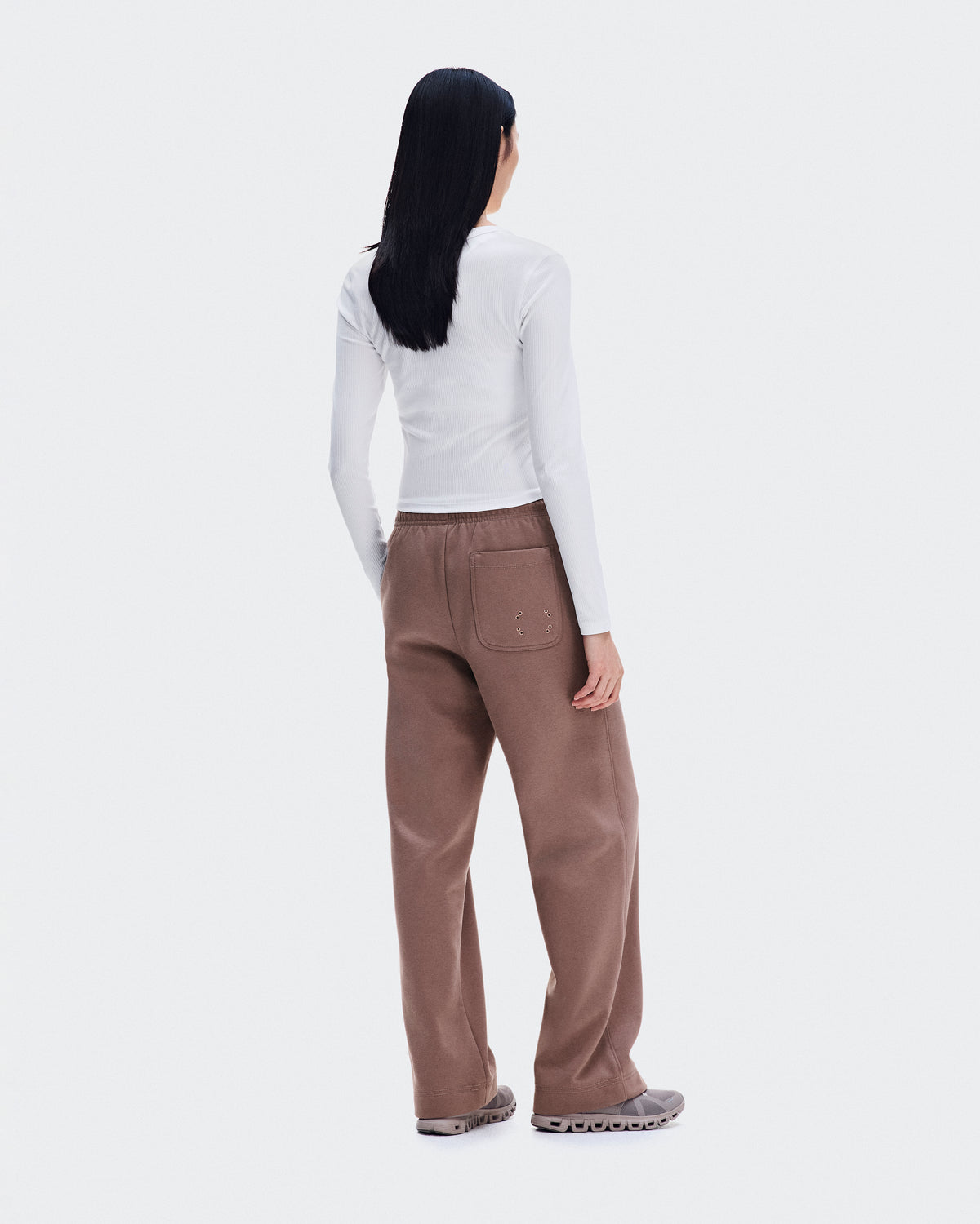 On All-Day Ribbed Long-T White (Women'S)