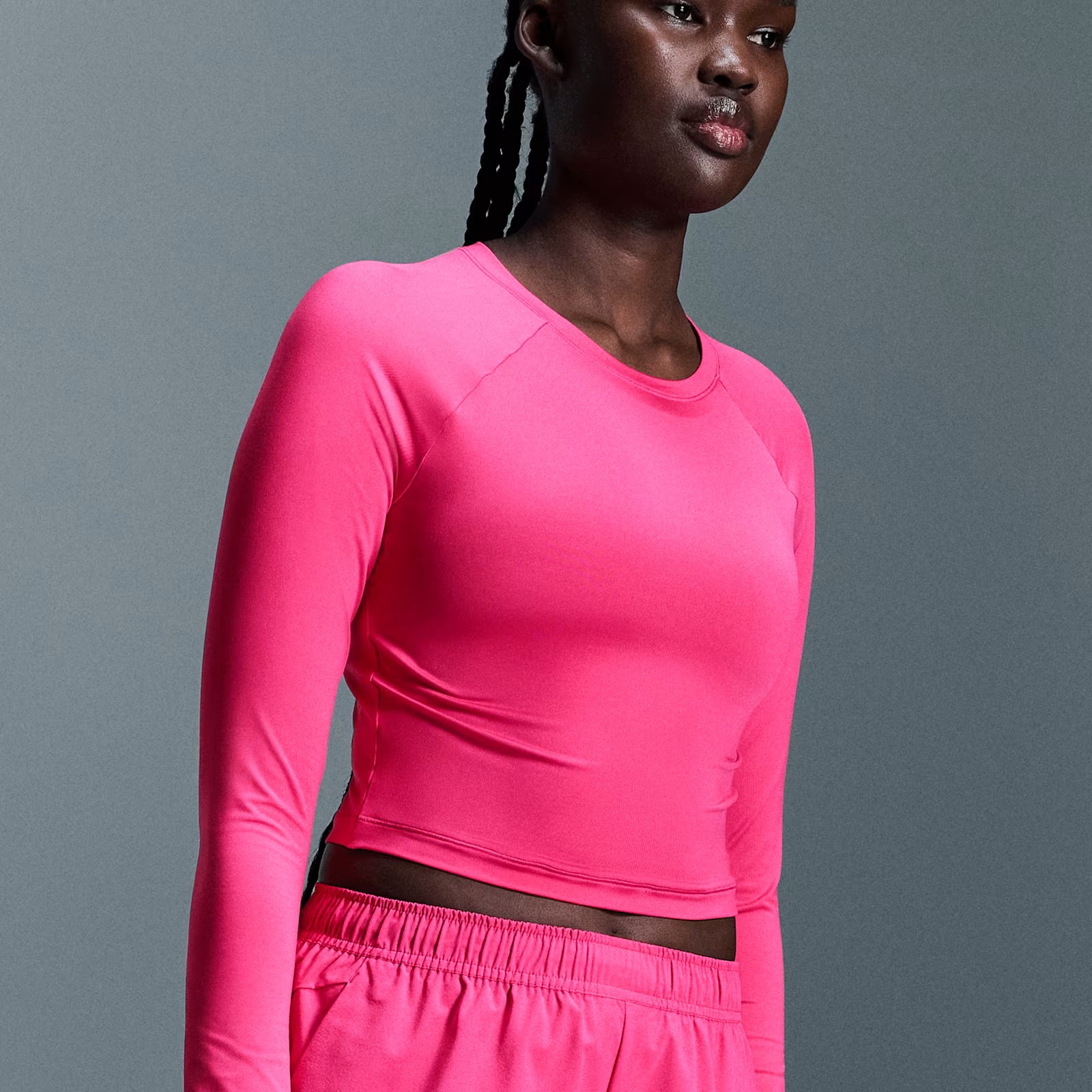 On Movement Long-T Crop Pink (Women'S)