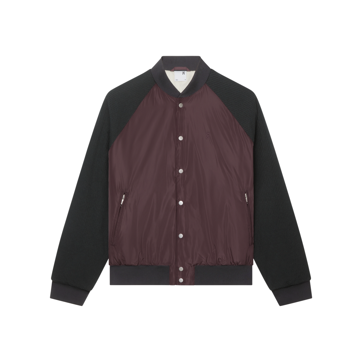 On Courtside Bomber Mulberry | Black