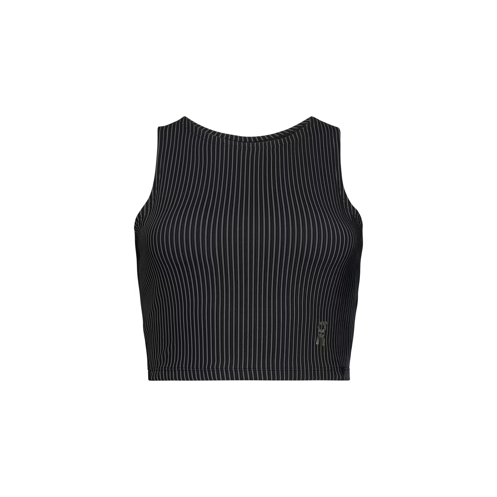 On All-Day Ribbed Crop Black | Rock (Women'S)