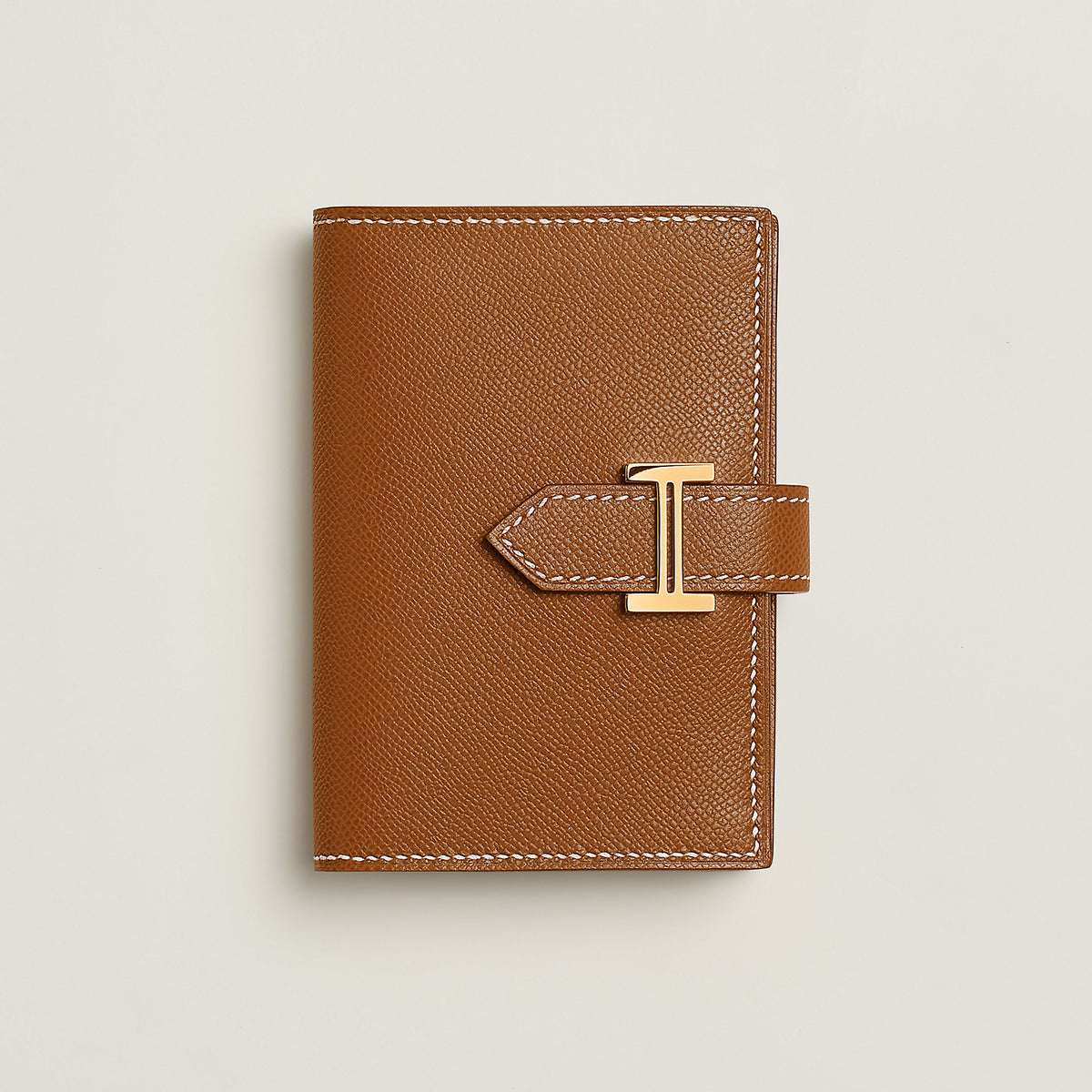 Hermes Bearn Card Holder Gold
