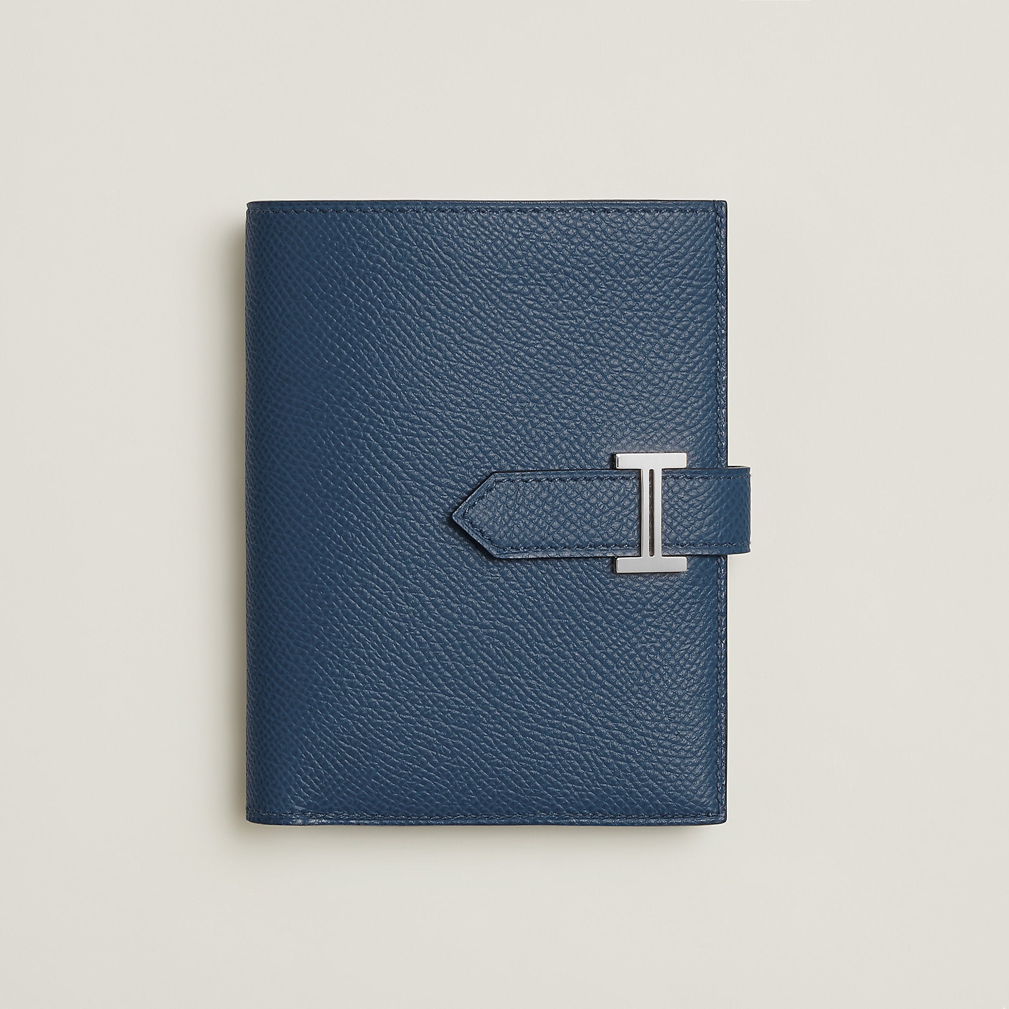 Hermes Bearn Compact Wallet Navy