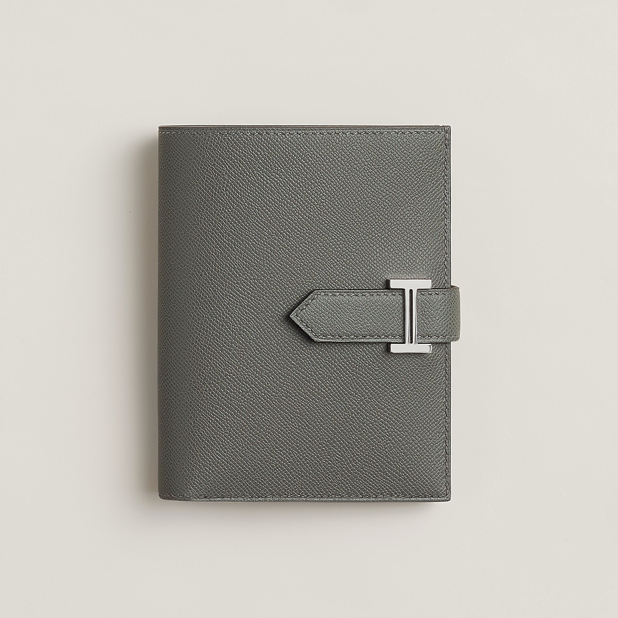 Hermes Bearn Compact Wallet Gris Meyer