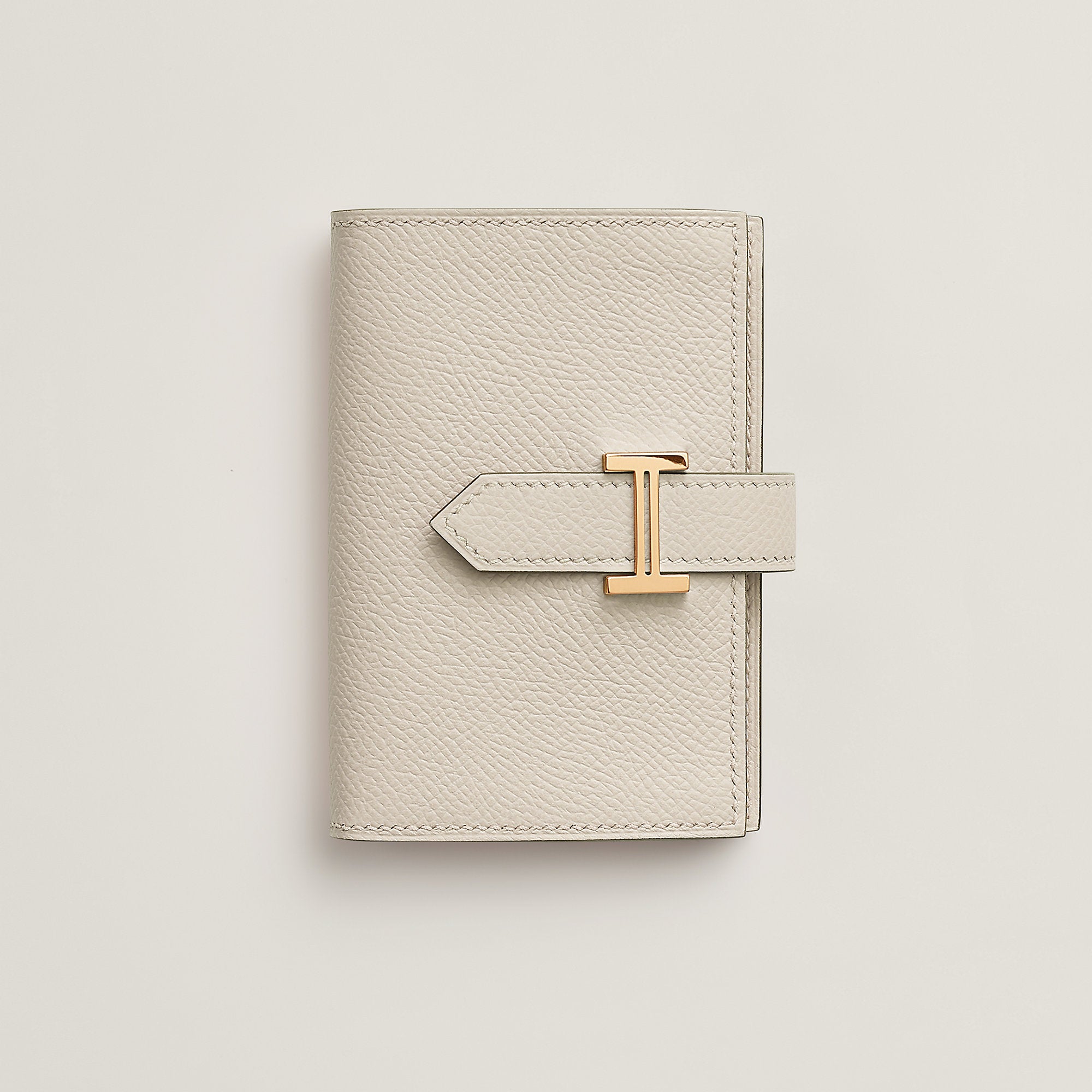 Hermes Bearn Mini Wallet Craie