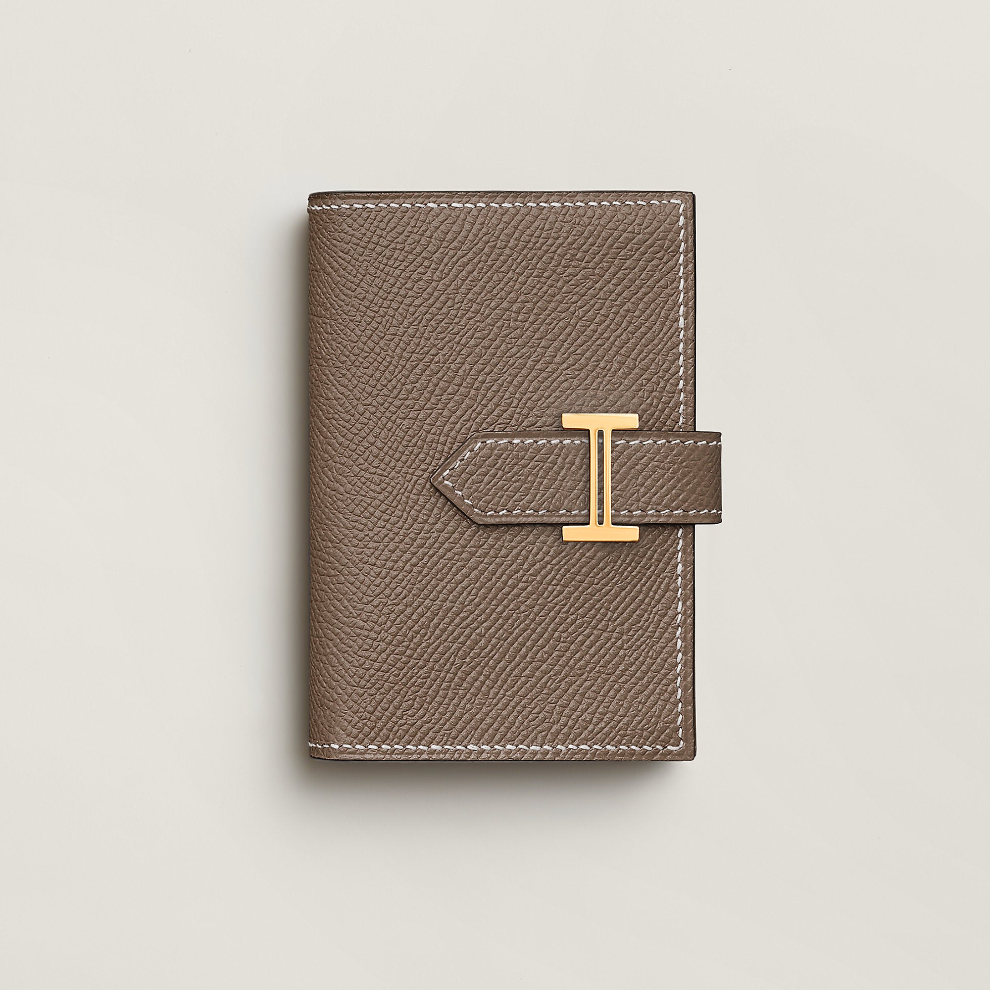Hermes Bearn Mini Wallet Toupe