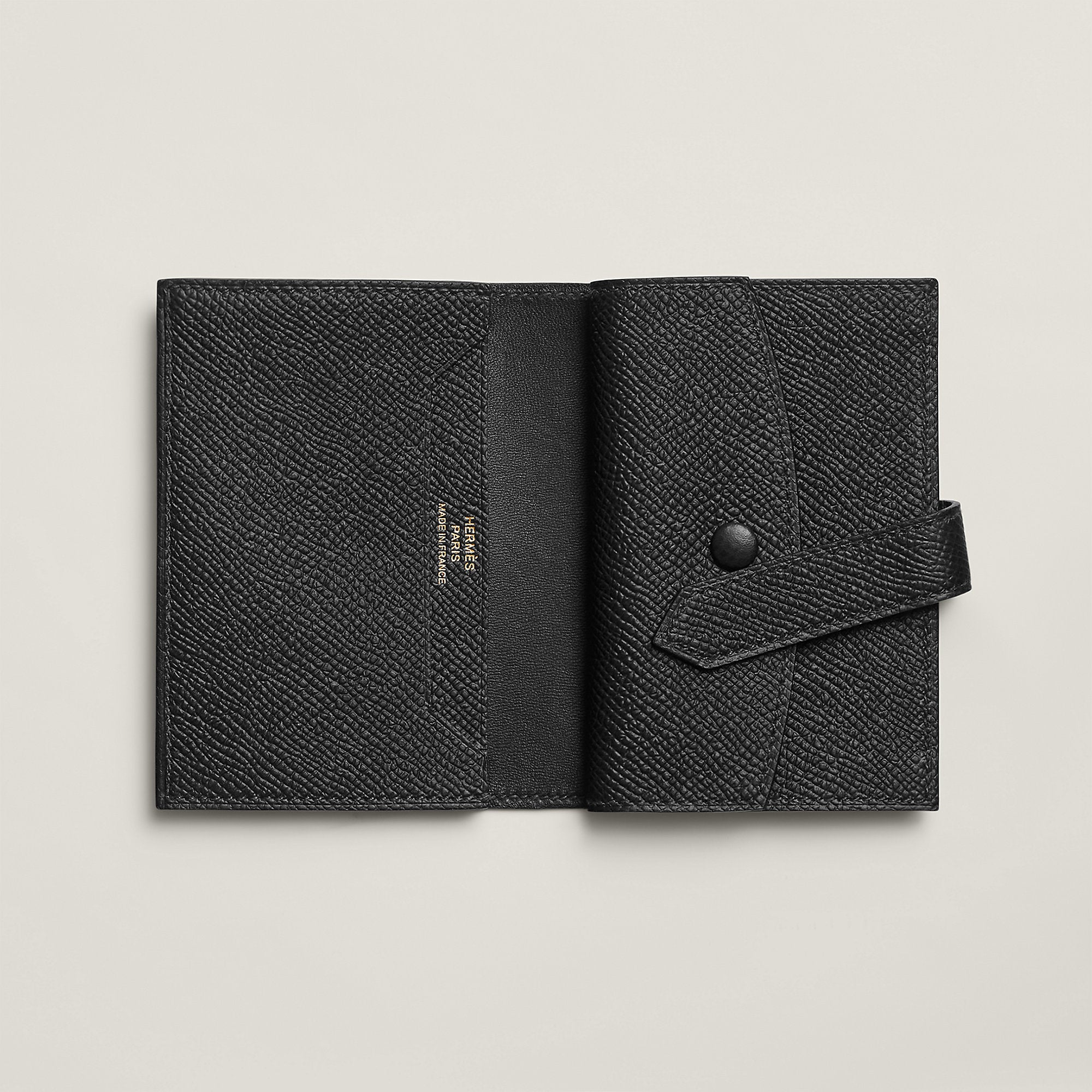 Hermes Bearn Mini Wallet Noir