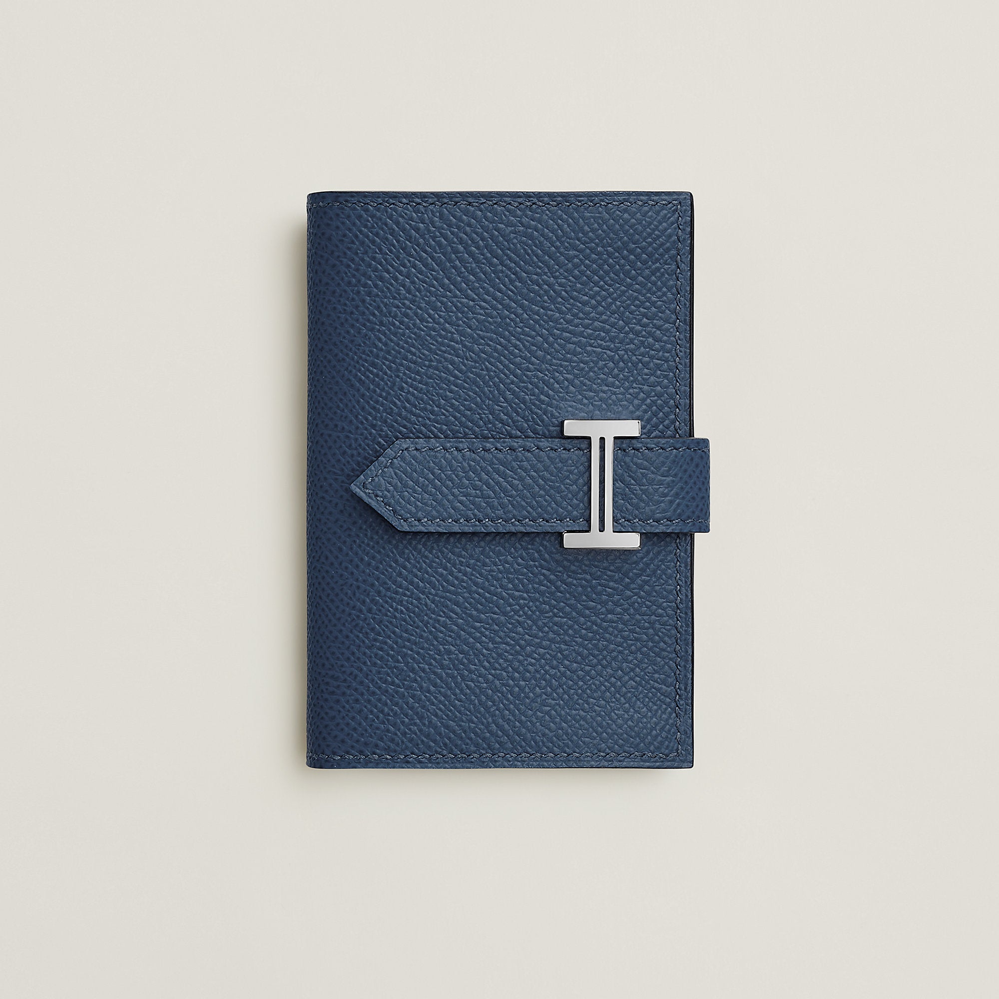 Hermes Bearn Mini Wallet Navy