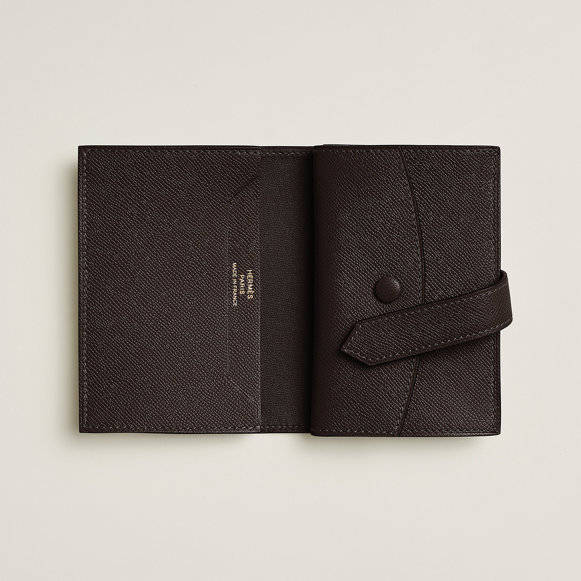 Hermes Bearn Mini Wallet Paille