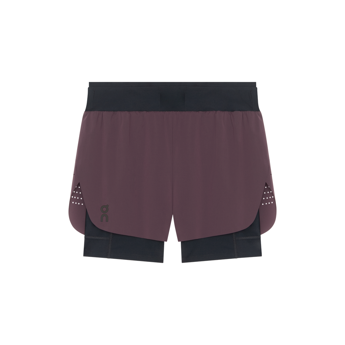 On Zero 2-In-1 Shorts Urchin | Black