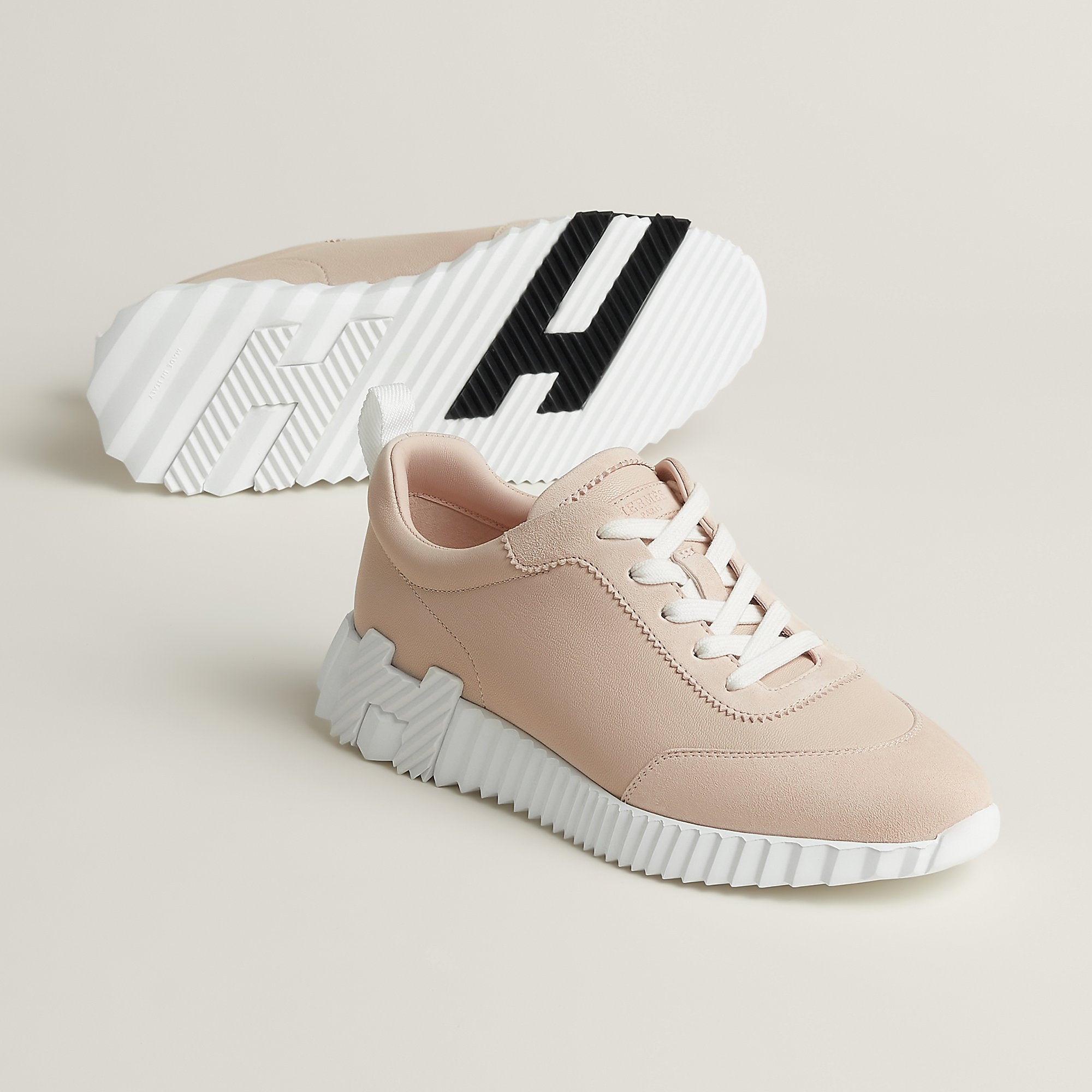 Hermes Bouncing Sneaker Rose Palomino