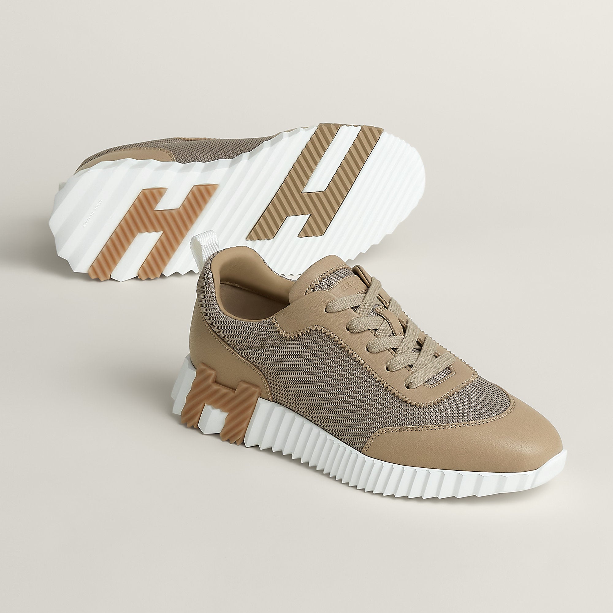Hermes Bouncing Sneaker Beige Lin