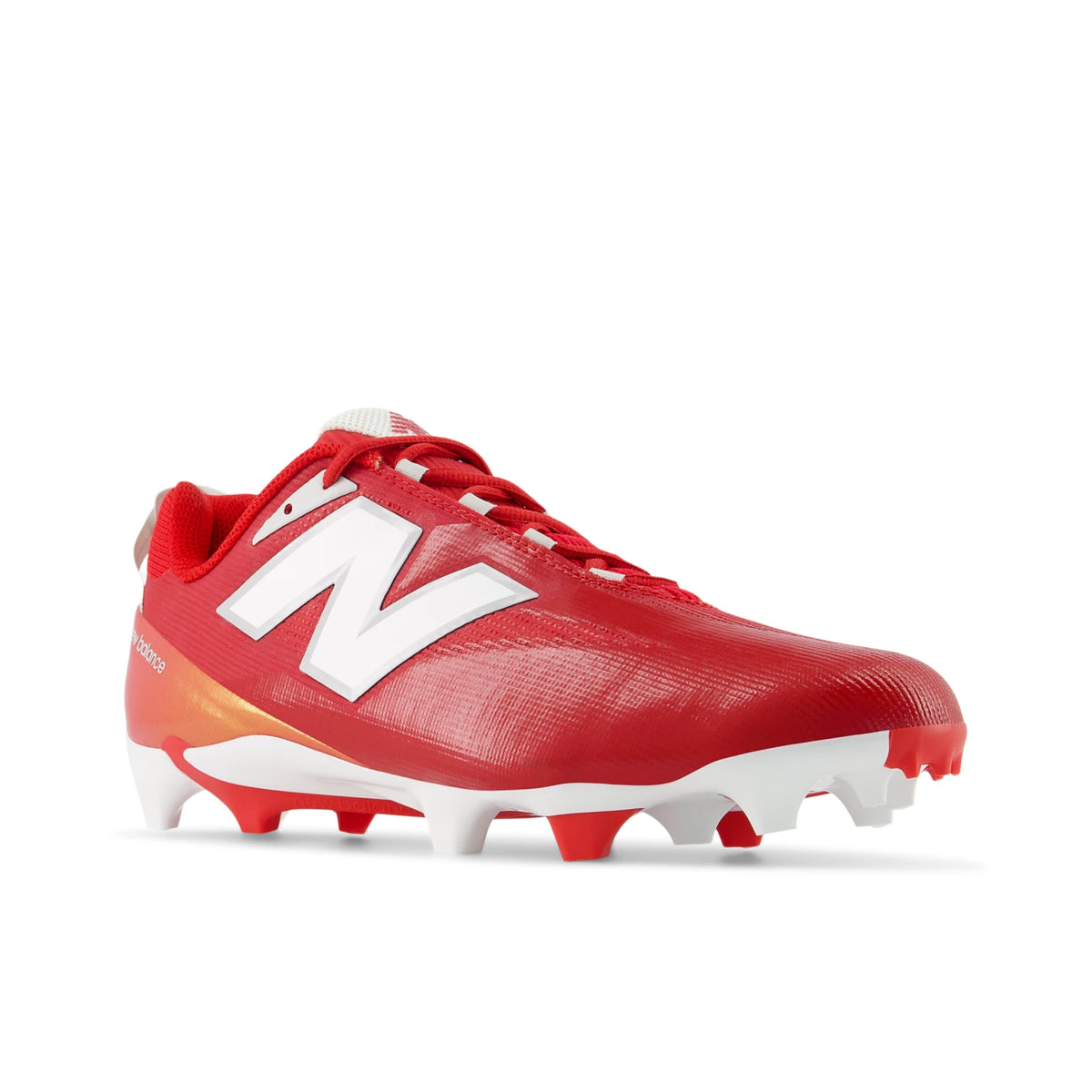New Balance Burnx5 Nb White with Team Red and Black