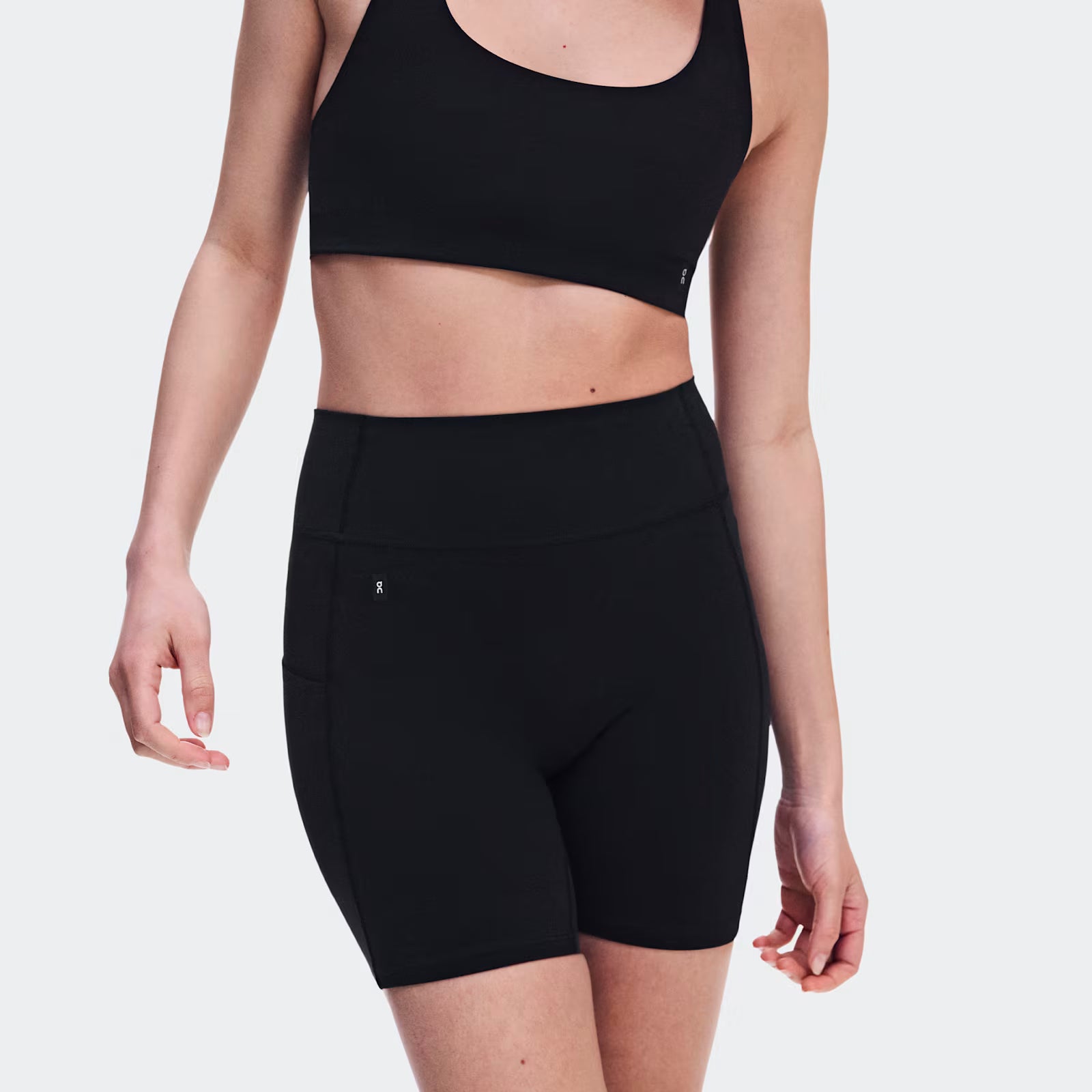 On Studio Leggings Short 6" Black (Women'S)