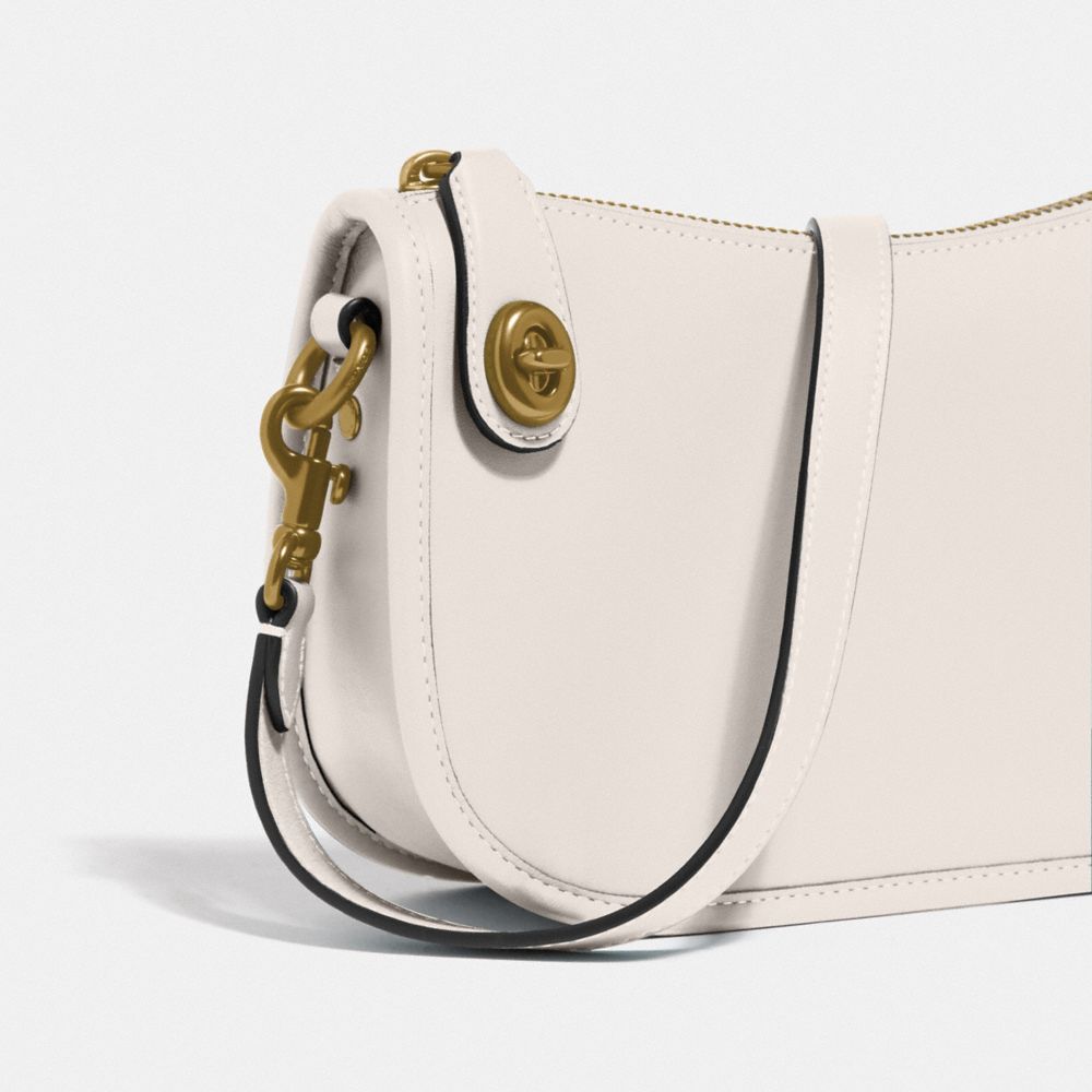 Coach Swinger Bag Brass Chalk
