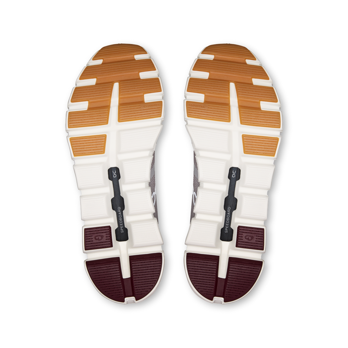 On Cloud 6 Versa Silver Maroon