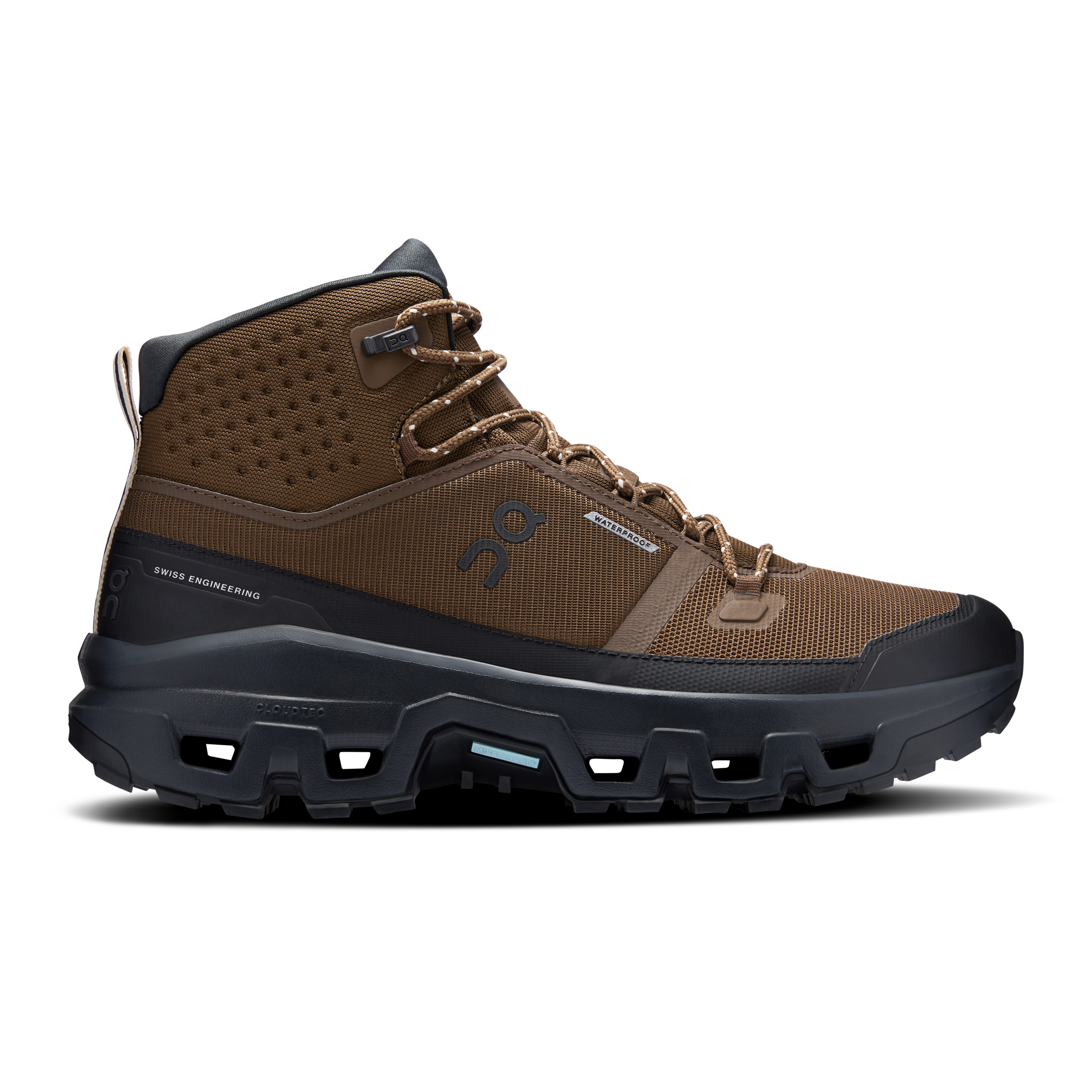 On Cloudrock Mid Waterproof Earth Black