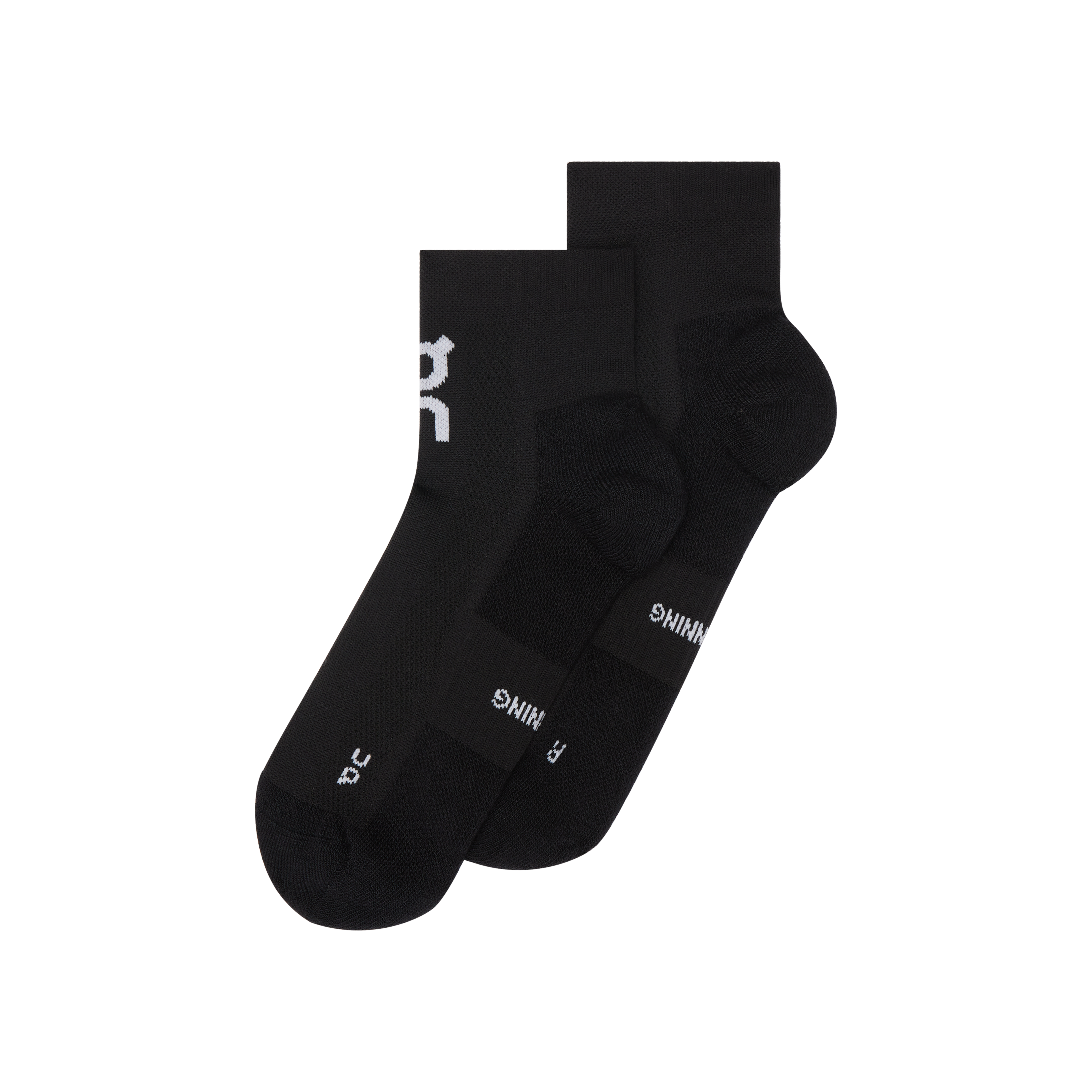 On Core Run Sock Mid 2P Black
