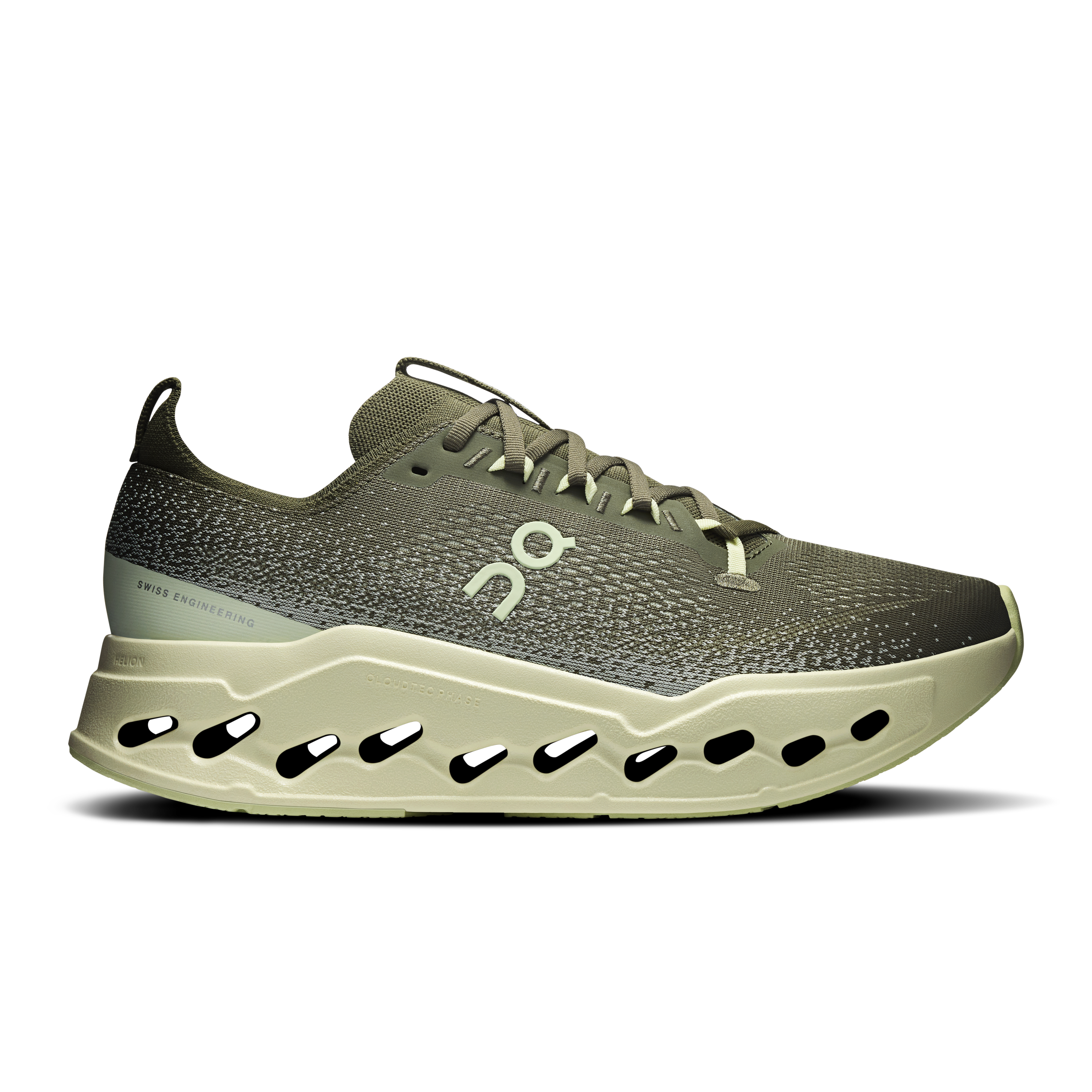 On Cloudsurfer Max Wide Olive Seedling