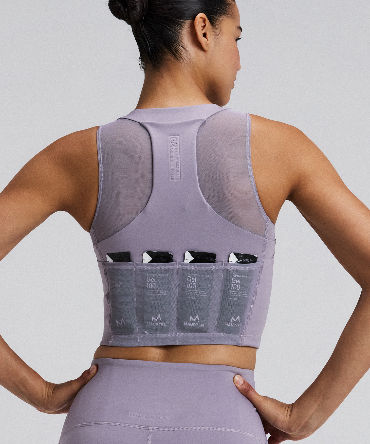 Bandit Womens Stamina V Lyra Race Crop Violet Fog