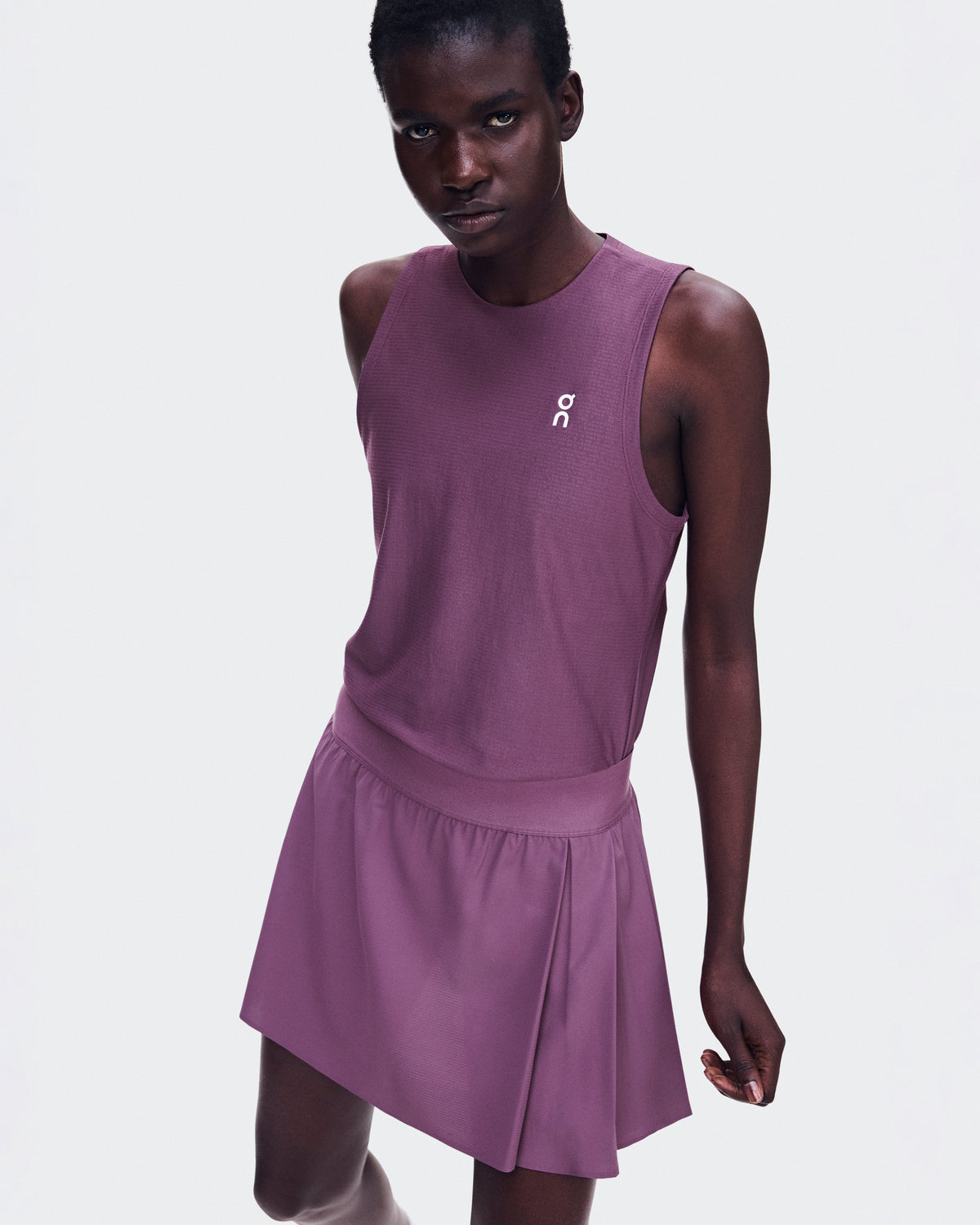 On Court Skirt Pleated Cassis (Women'S)