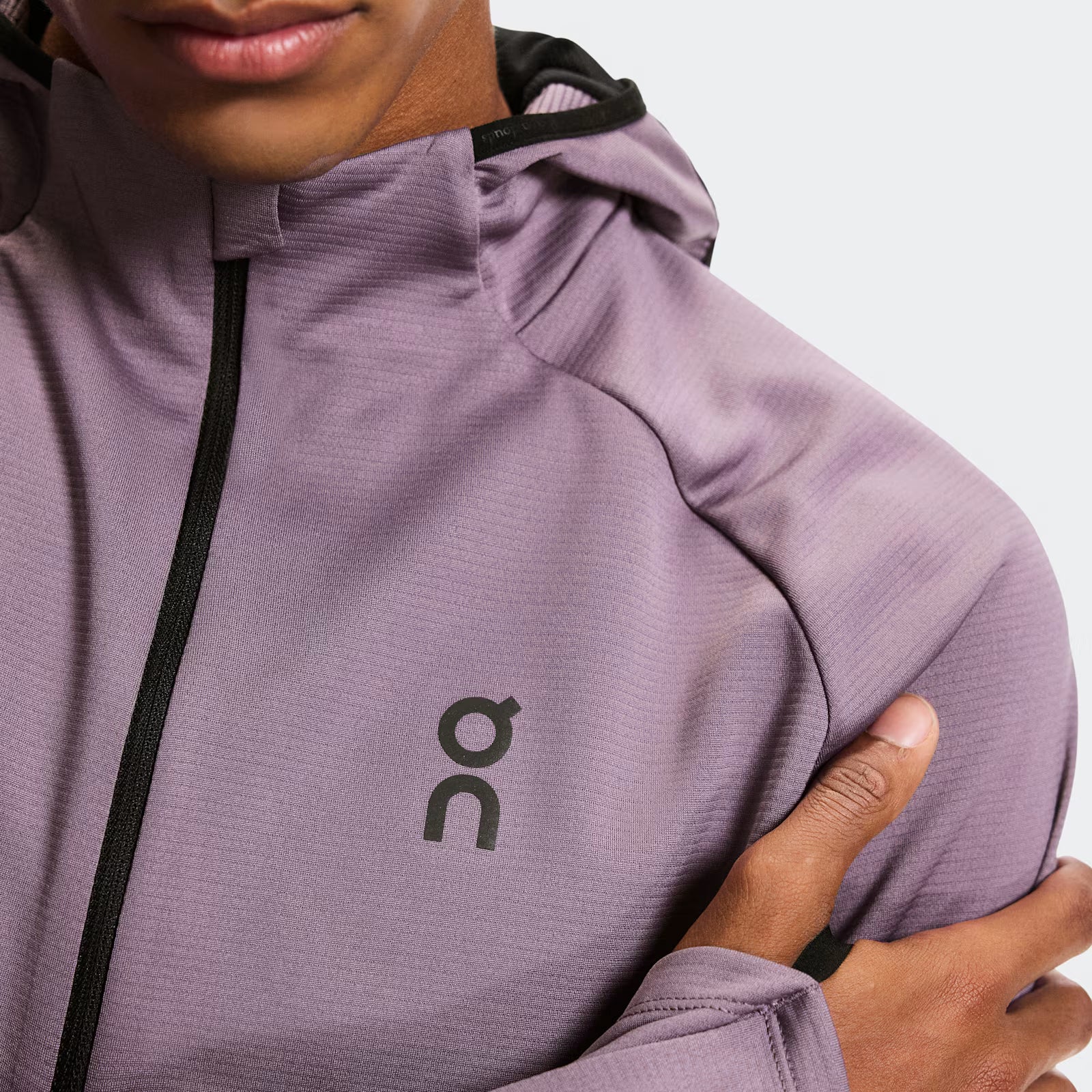 On Climate Zip Hoodie Dewberry