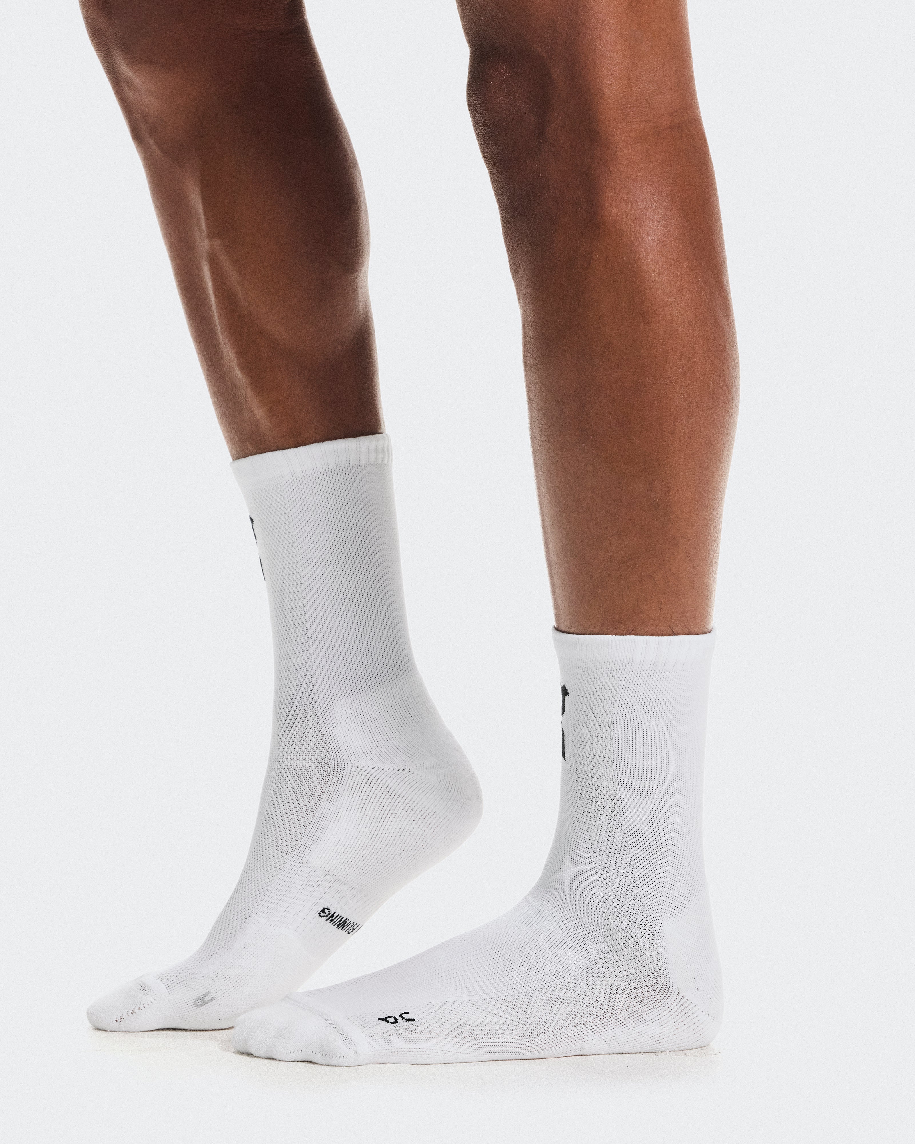 On Core Run Sock High 2P White