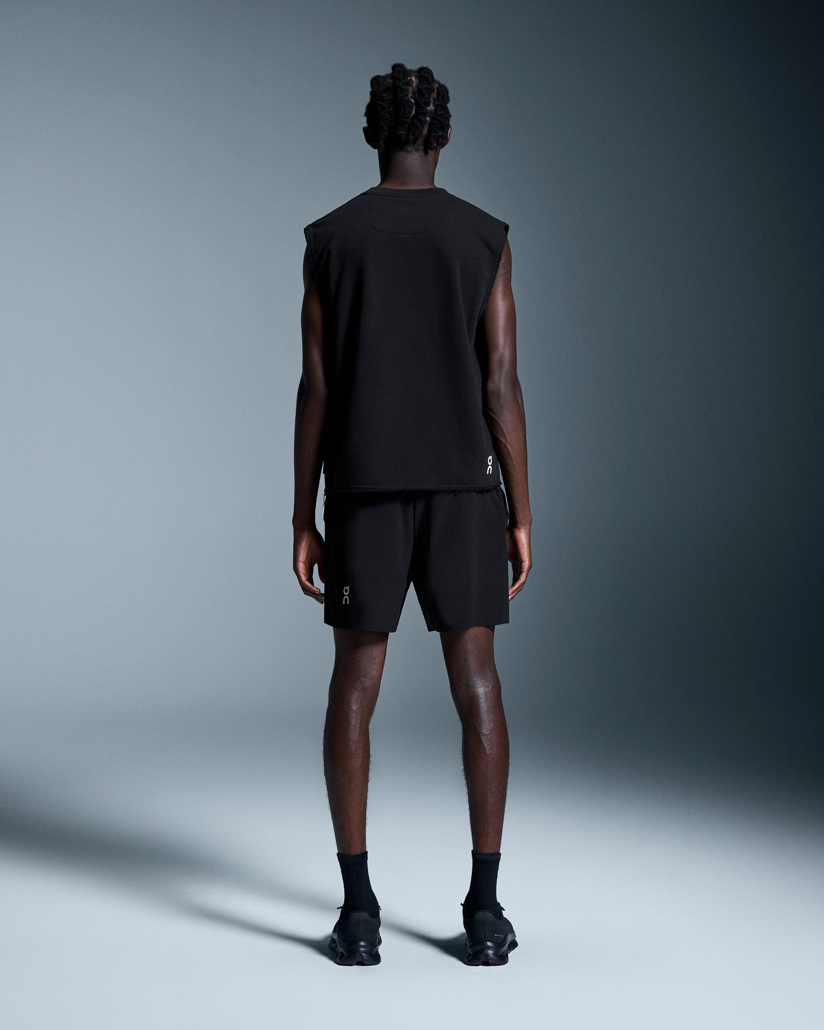 On Club Crew Crop Black