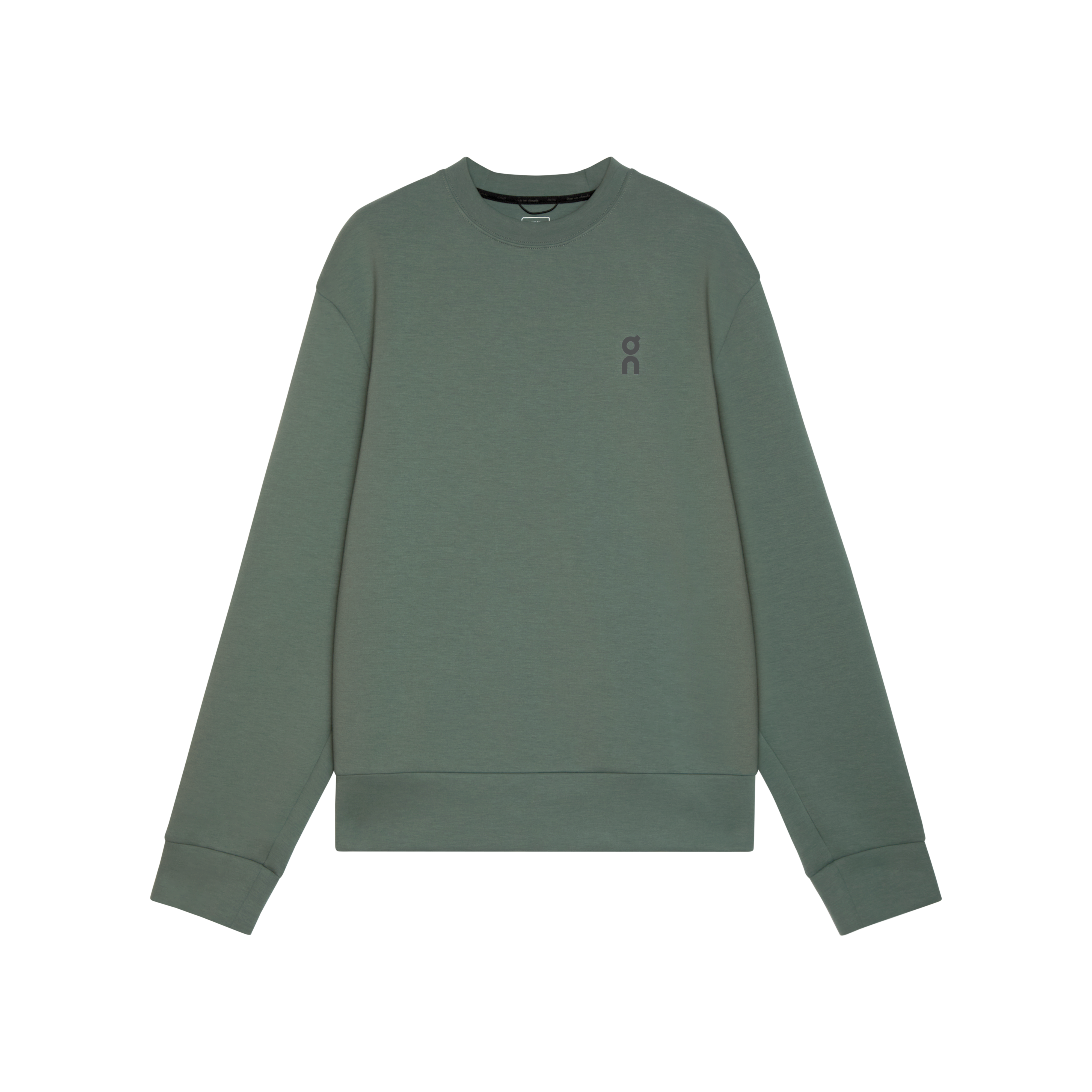 On Focus Tech Crew Olive