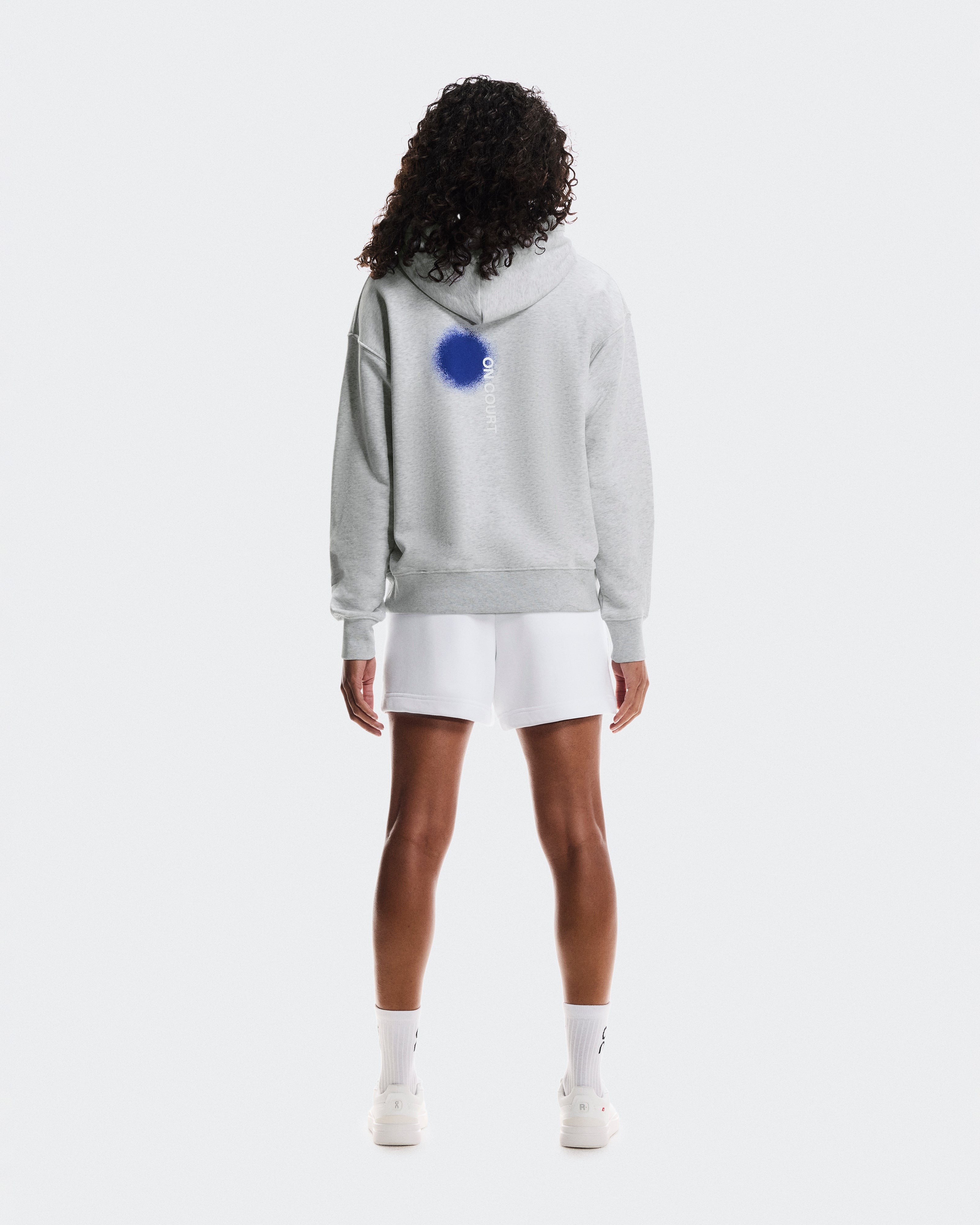 On Club Hoodie Smash Grey Heather (Women'S)