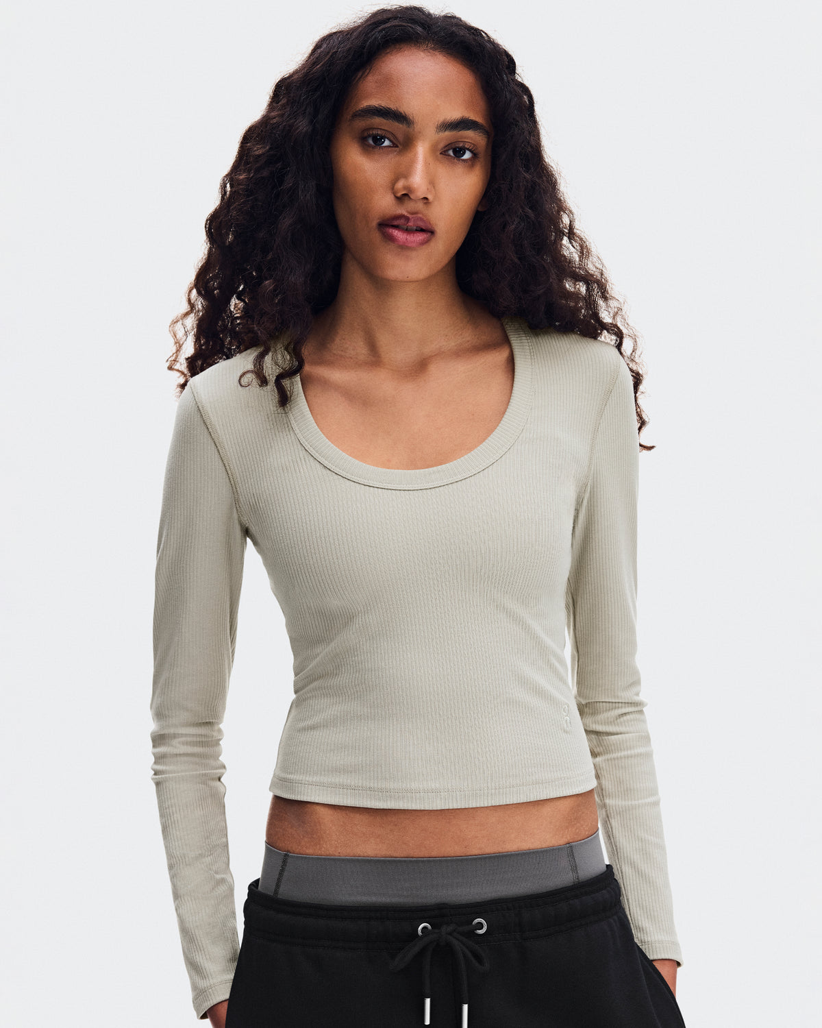 On All-Day Ribbed Long-T Brume (Women'S)