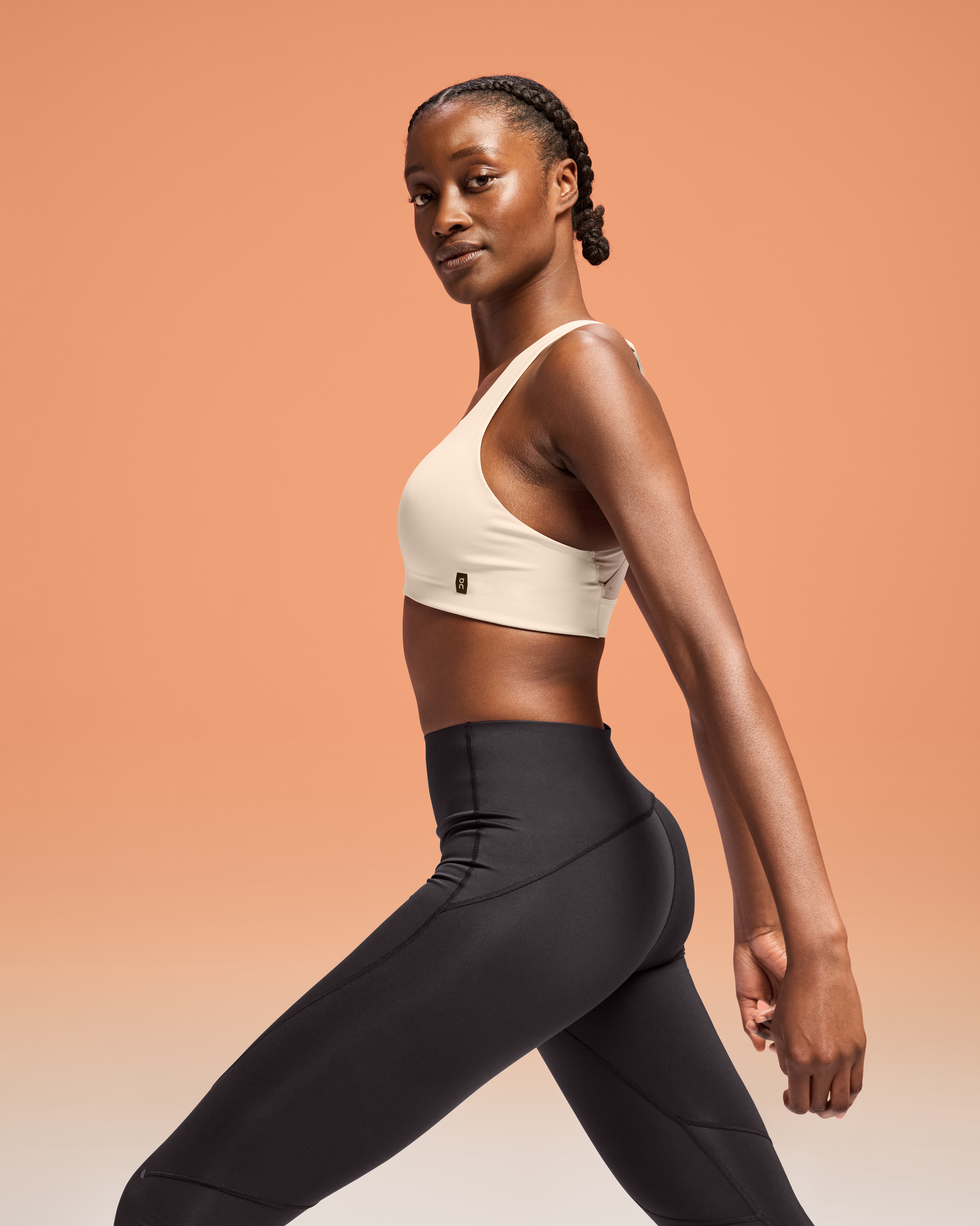 On Active Bra Sand | Cinder (Women'S)