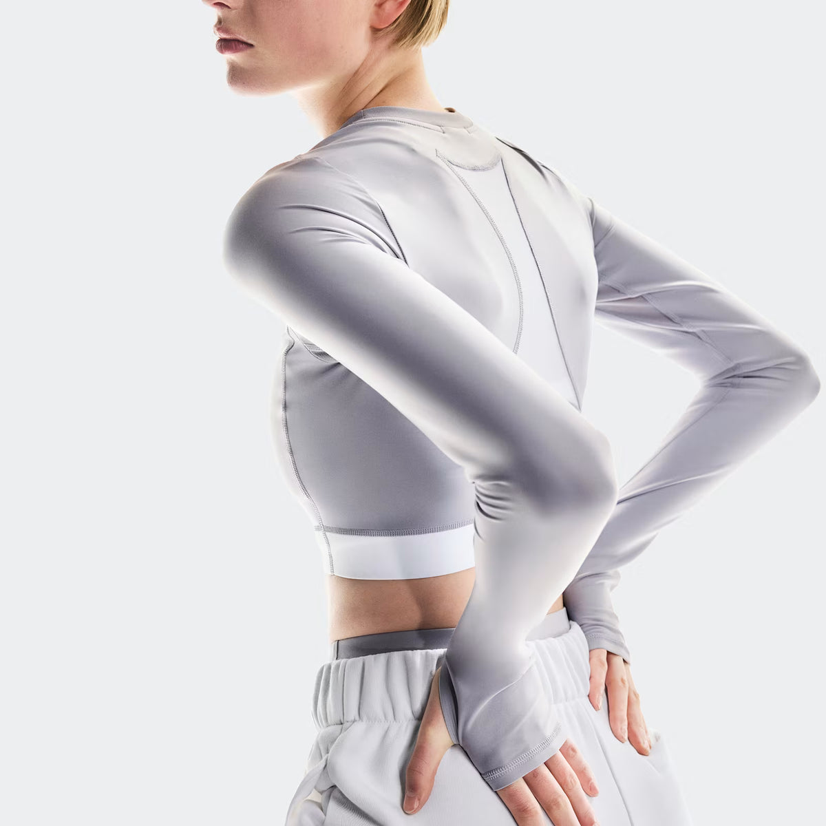 On Train Long Sleeve Crop Lilac (Women'S)