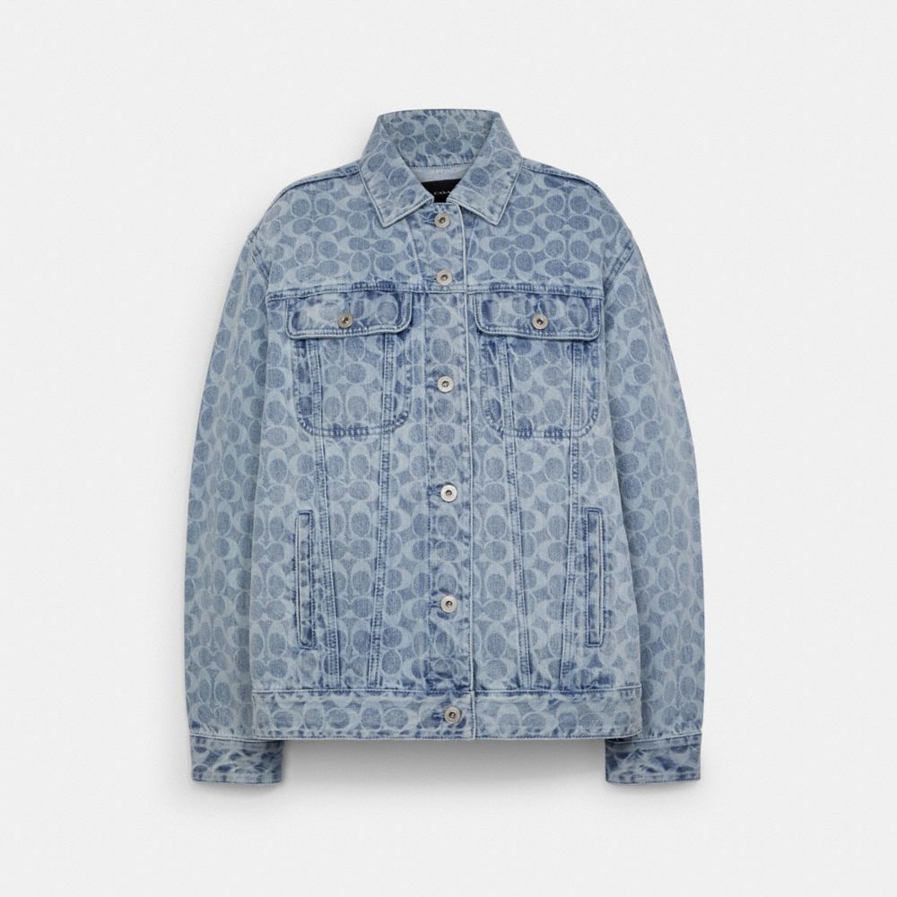 Coach Signature Denim Jacket Denim