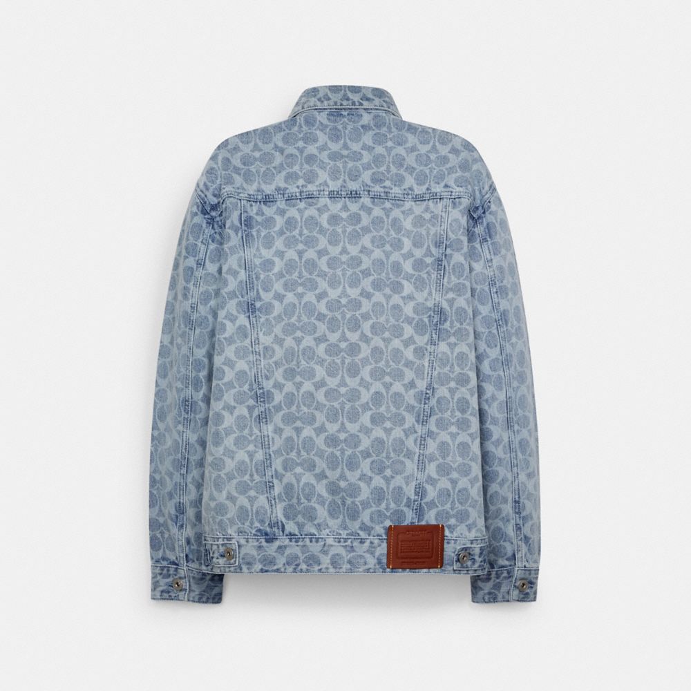 Coach Signature Denim Jacket Denim