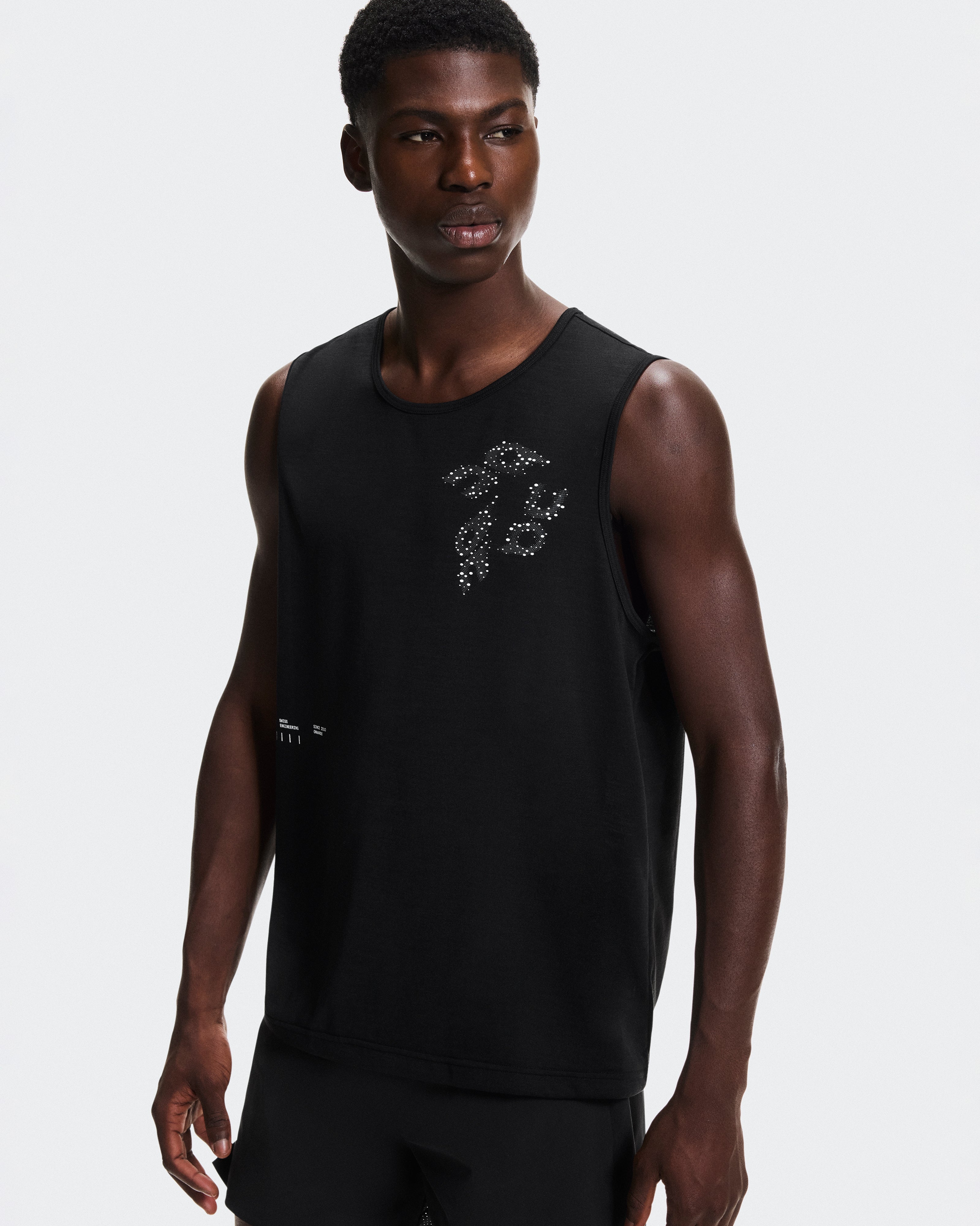 On On Run Tank Black