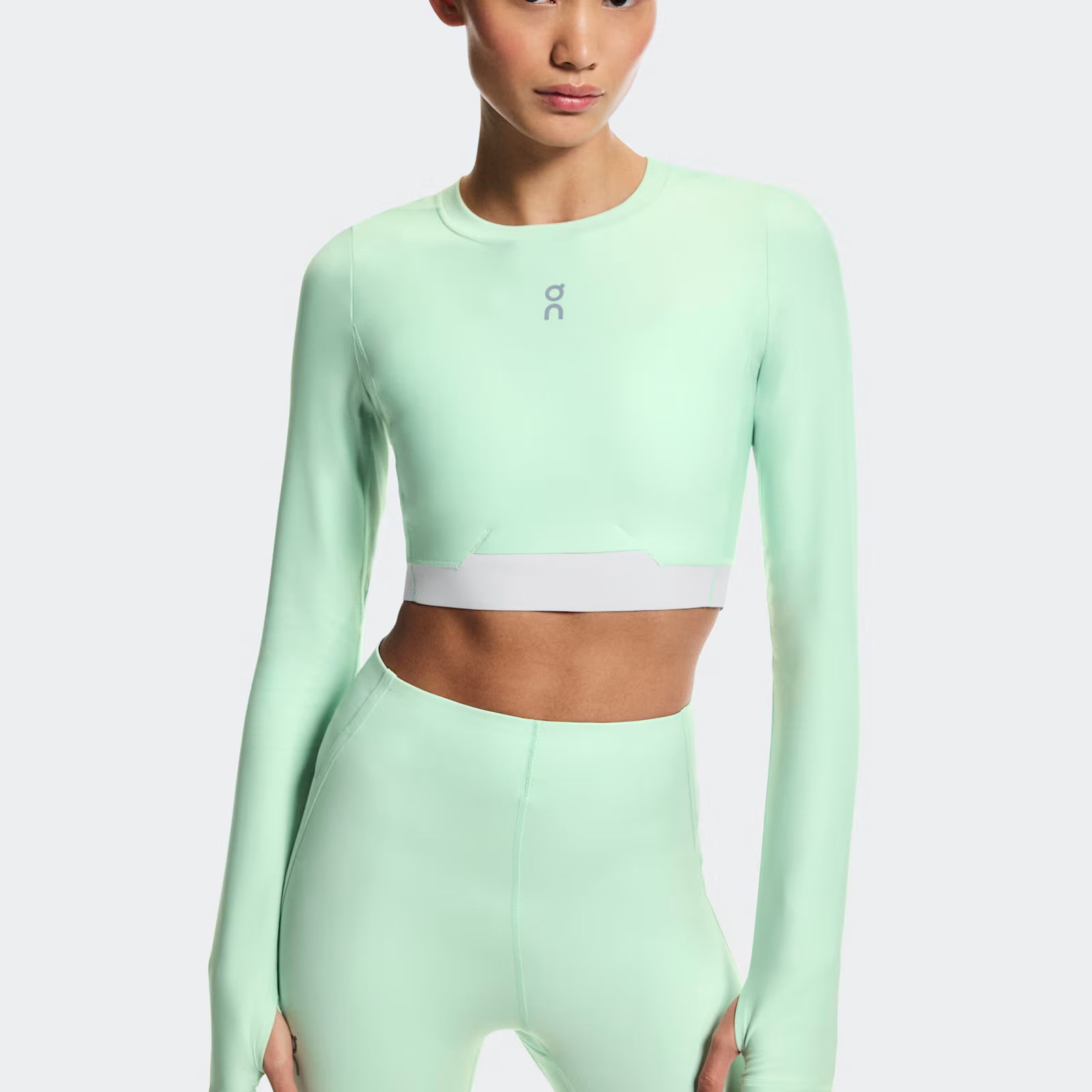 On Train Long Sleeve Crop Creek (Women'S)