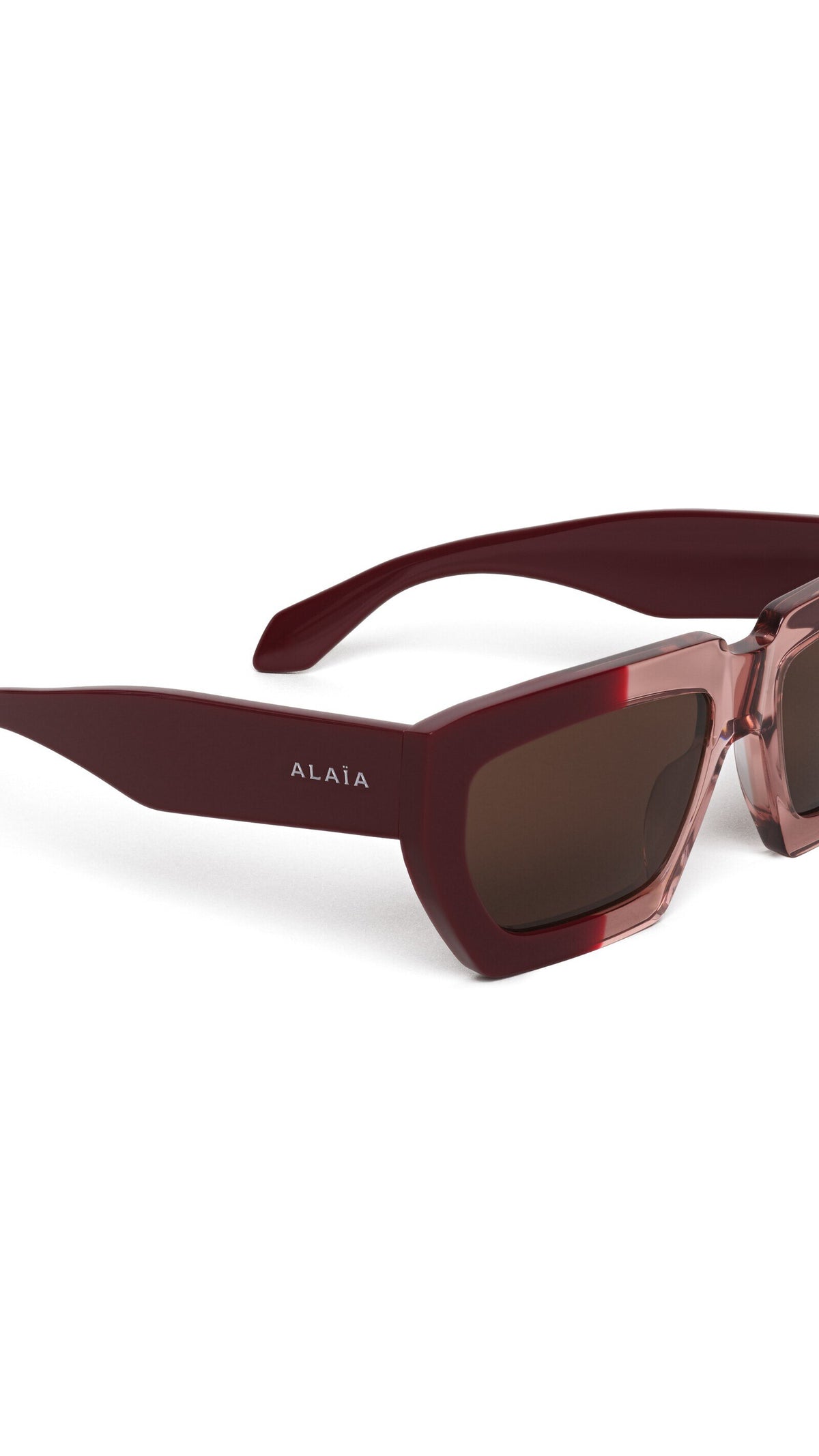 Alaïa Melted Rectangular Sunglasses