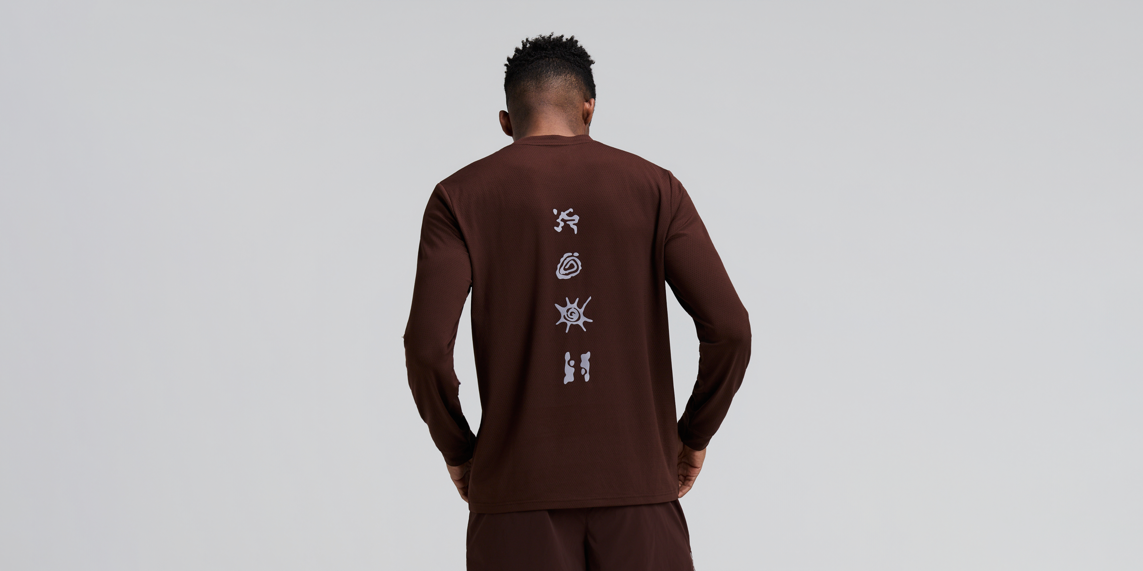 Bandit Mens Micromesh Long Sleeve Cacao