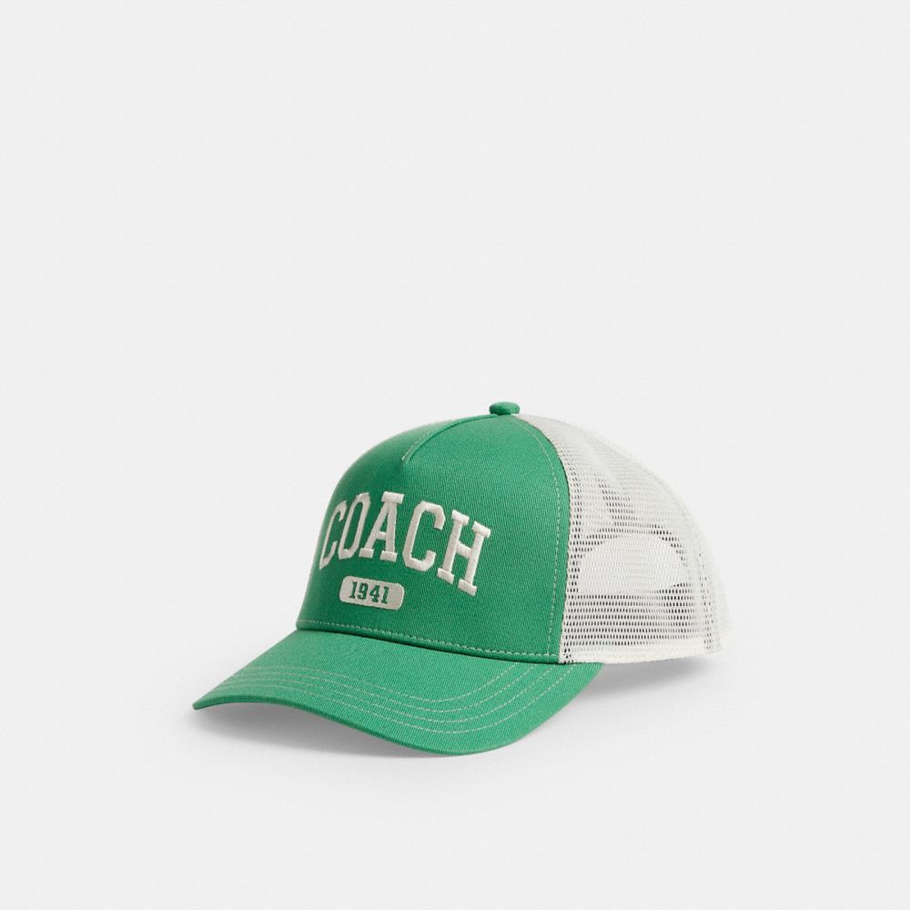 Coach Coach 1941 Embroidered Trucker Hat Kelly